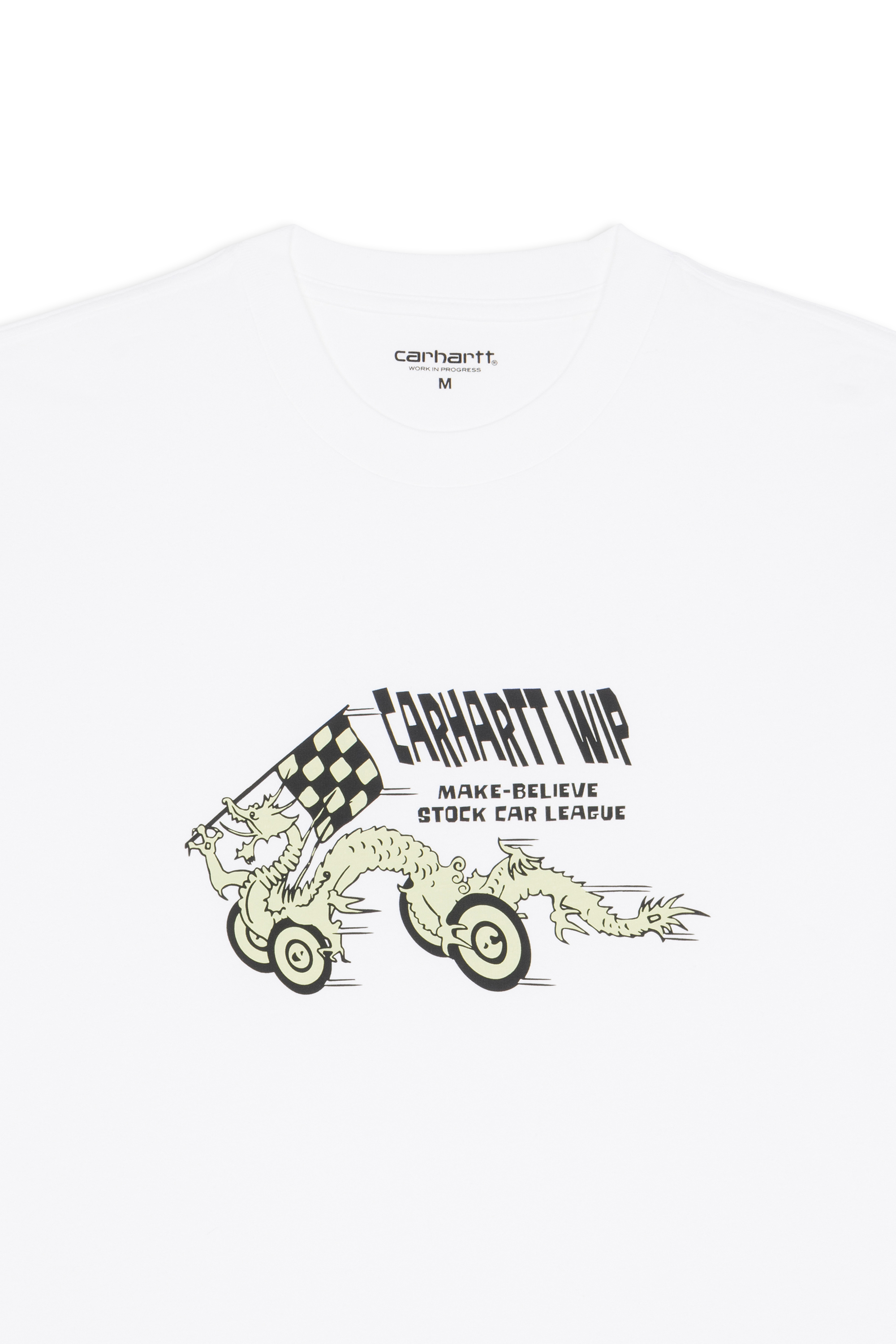 Regular-fit round-neck cotton T-shirt White