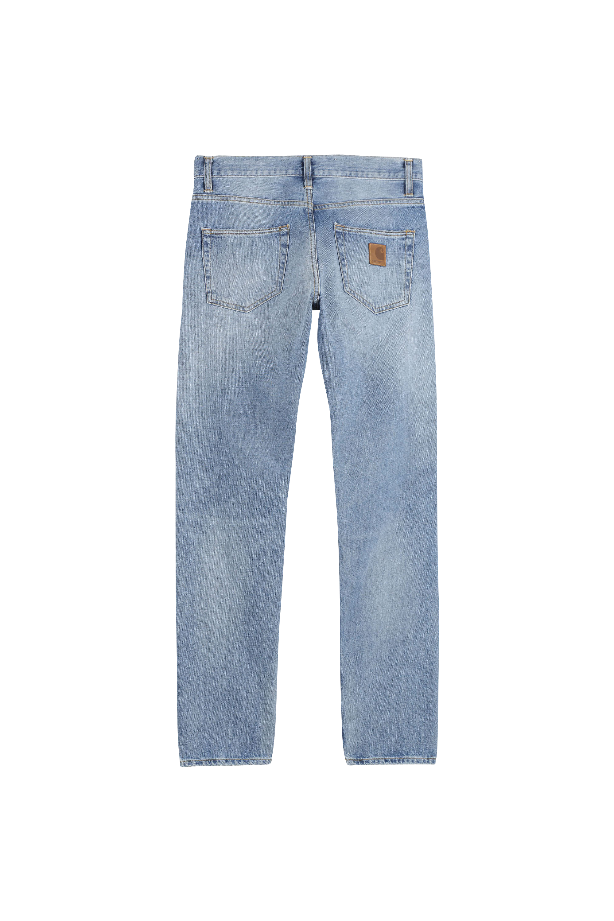 Straight leg cotton jeans Blue