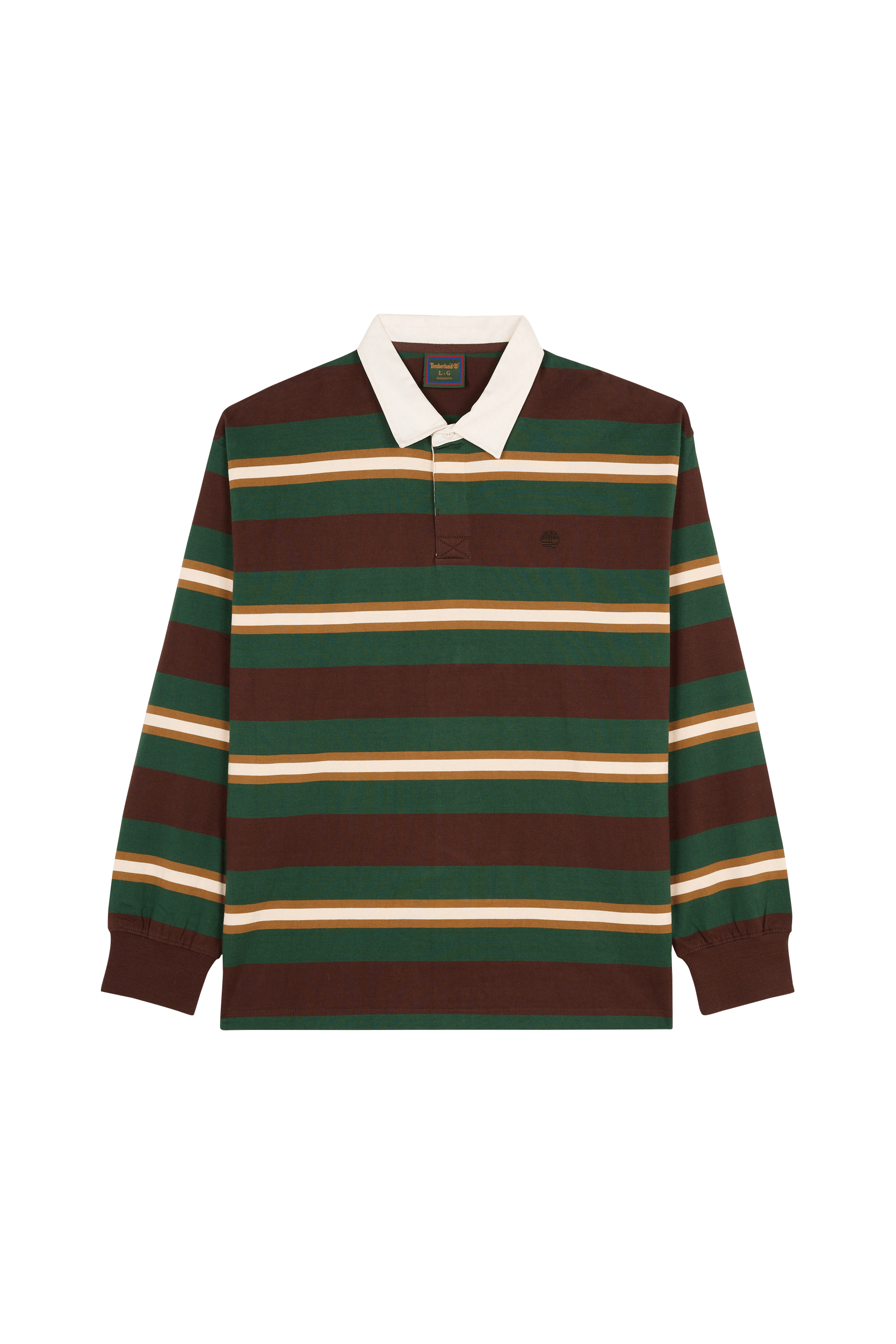 Polo LS STRIPED RUGBY Chicory coffee yd