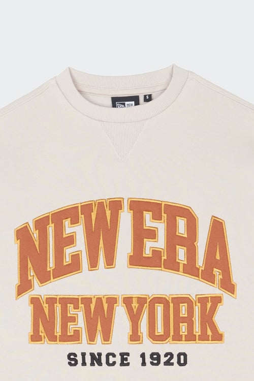 NEW ERA Sweatshirt Beige