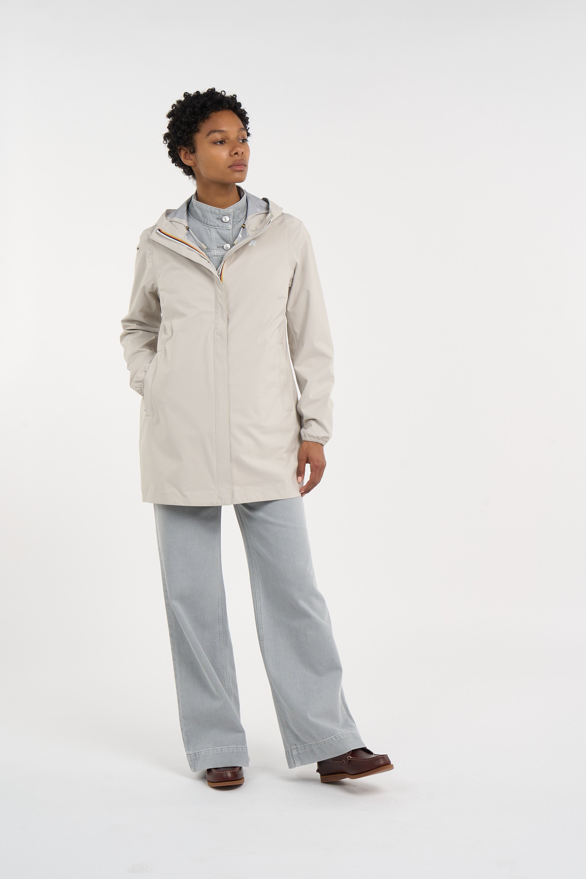 Imperméable K-WAY Beige