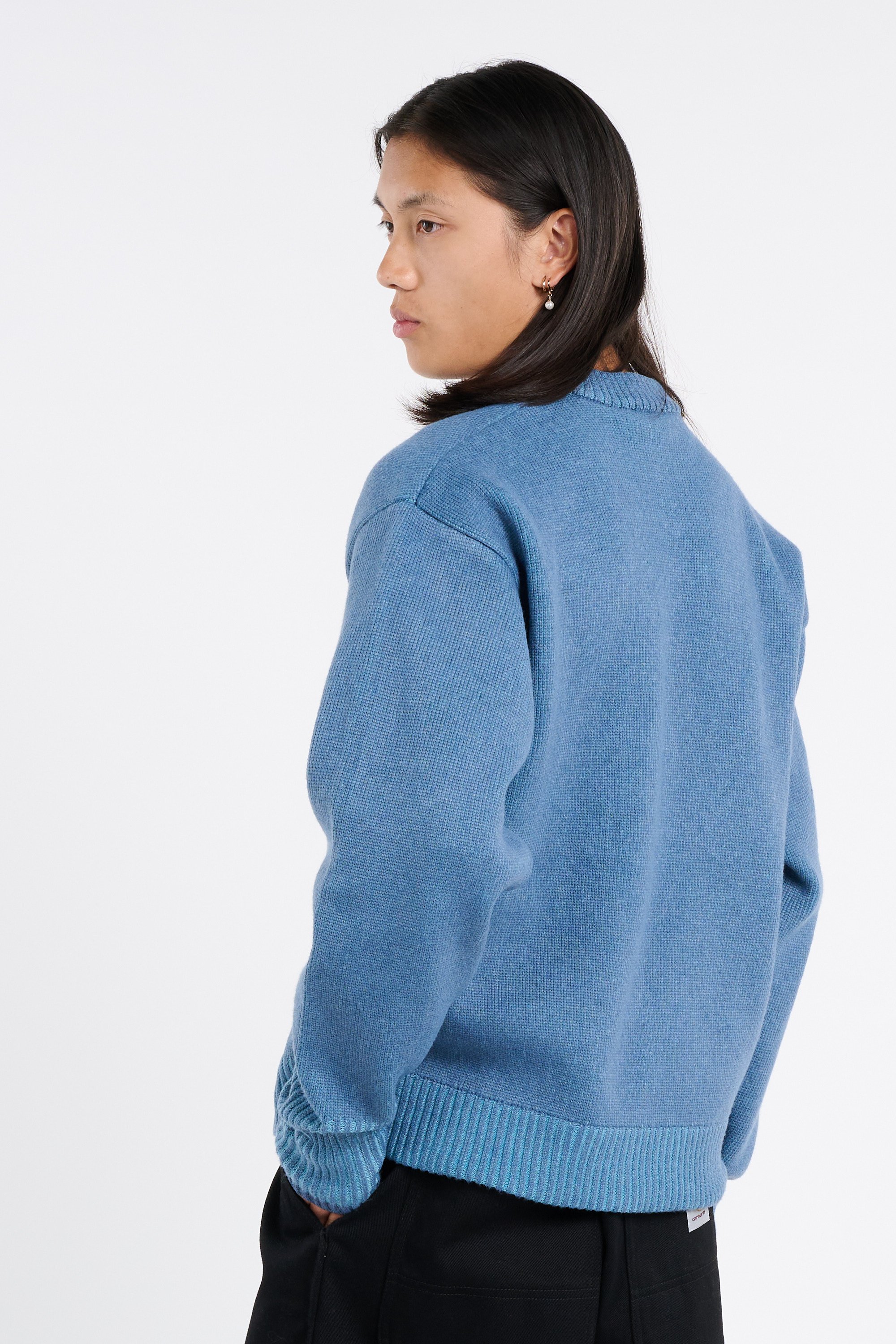 Pull col rond | Bleu RAINS Homme