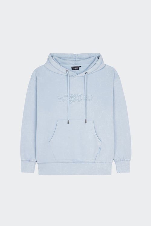 WASTED Hoodie Bleu