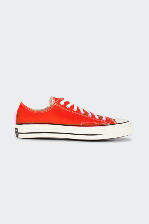 Converse basse rouge homme best sale