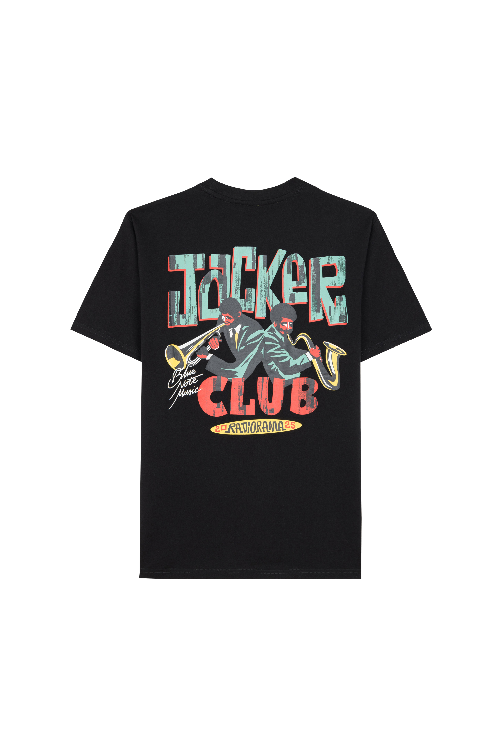 Regular-fit round-neck cotton T-shirt Black