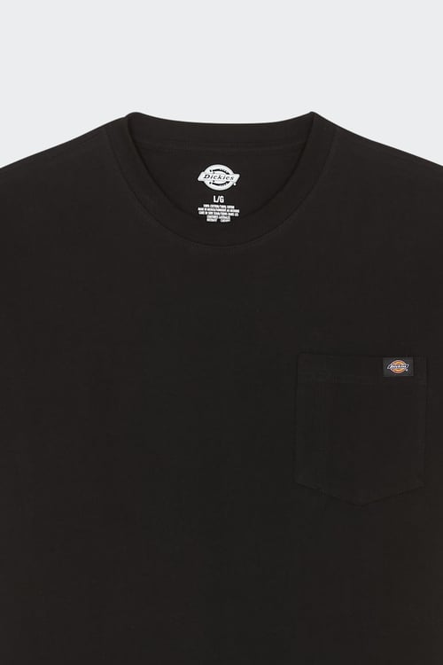 DICKIES Regular-fit round-neck cotton T-shirt Black