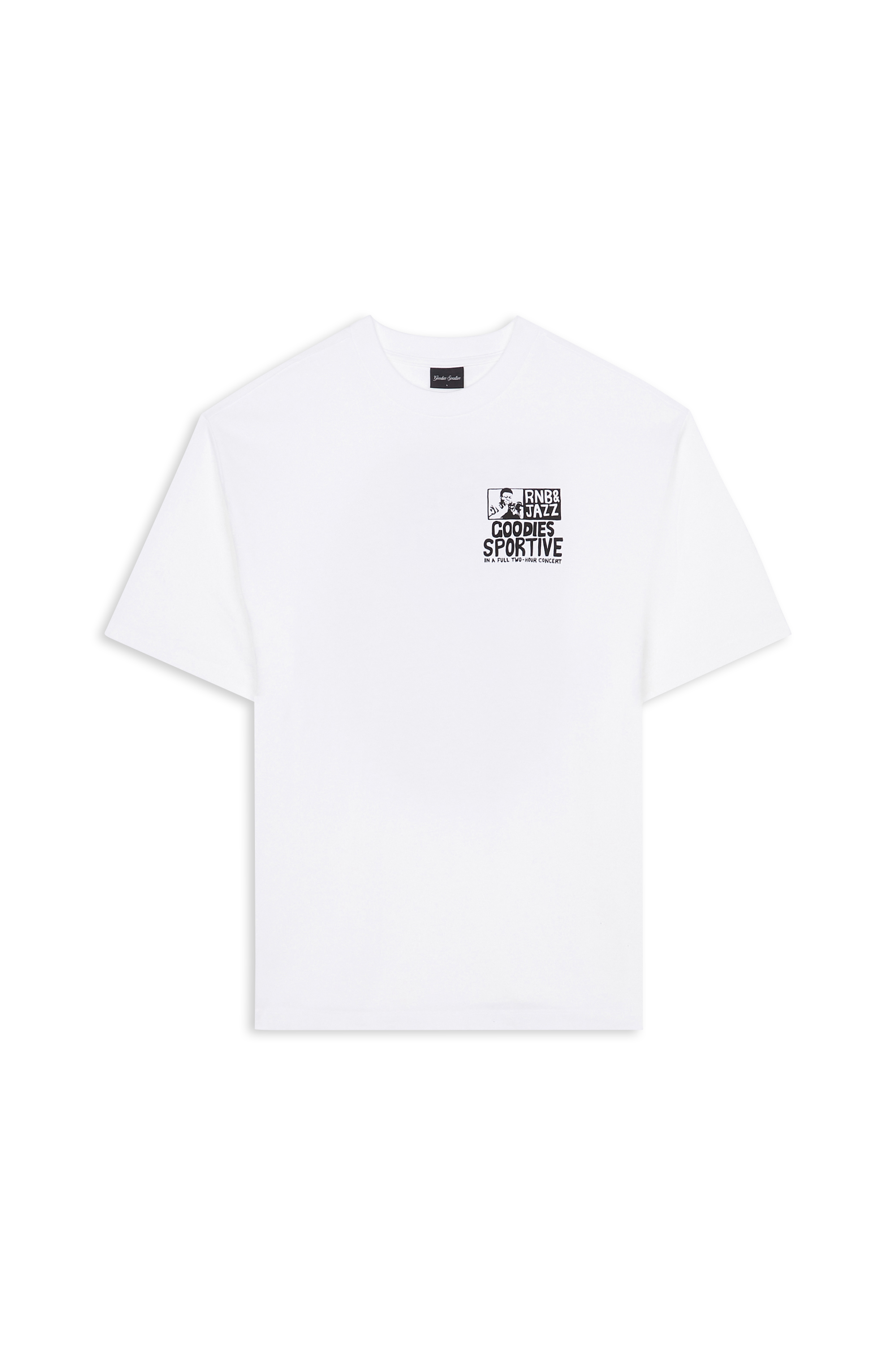 Regular-fit round-neck cotton T-shirt White