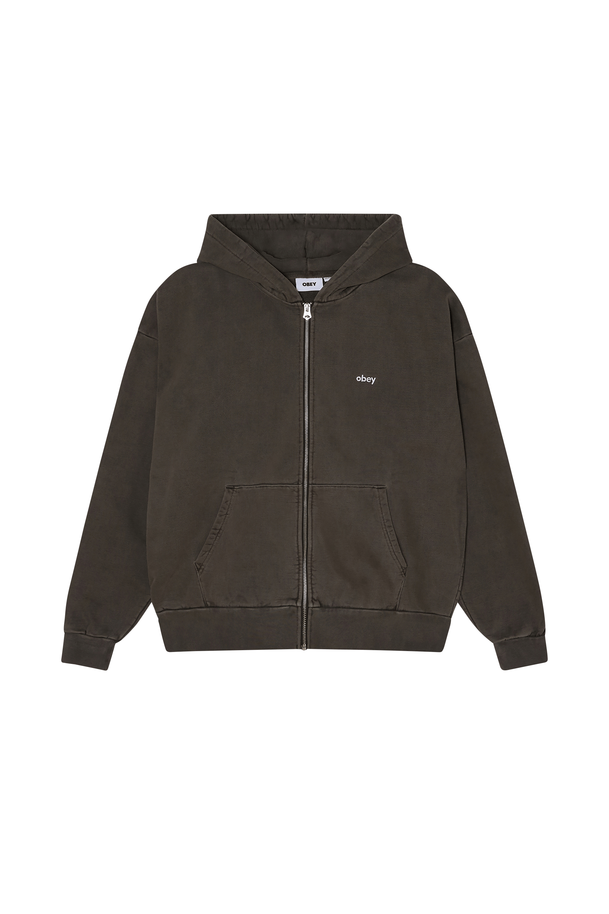 zip-up hoodie OBEY Khaki