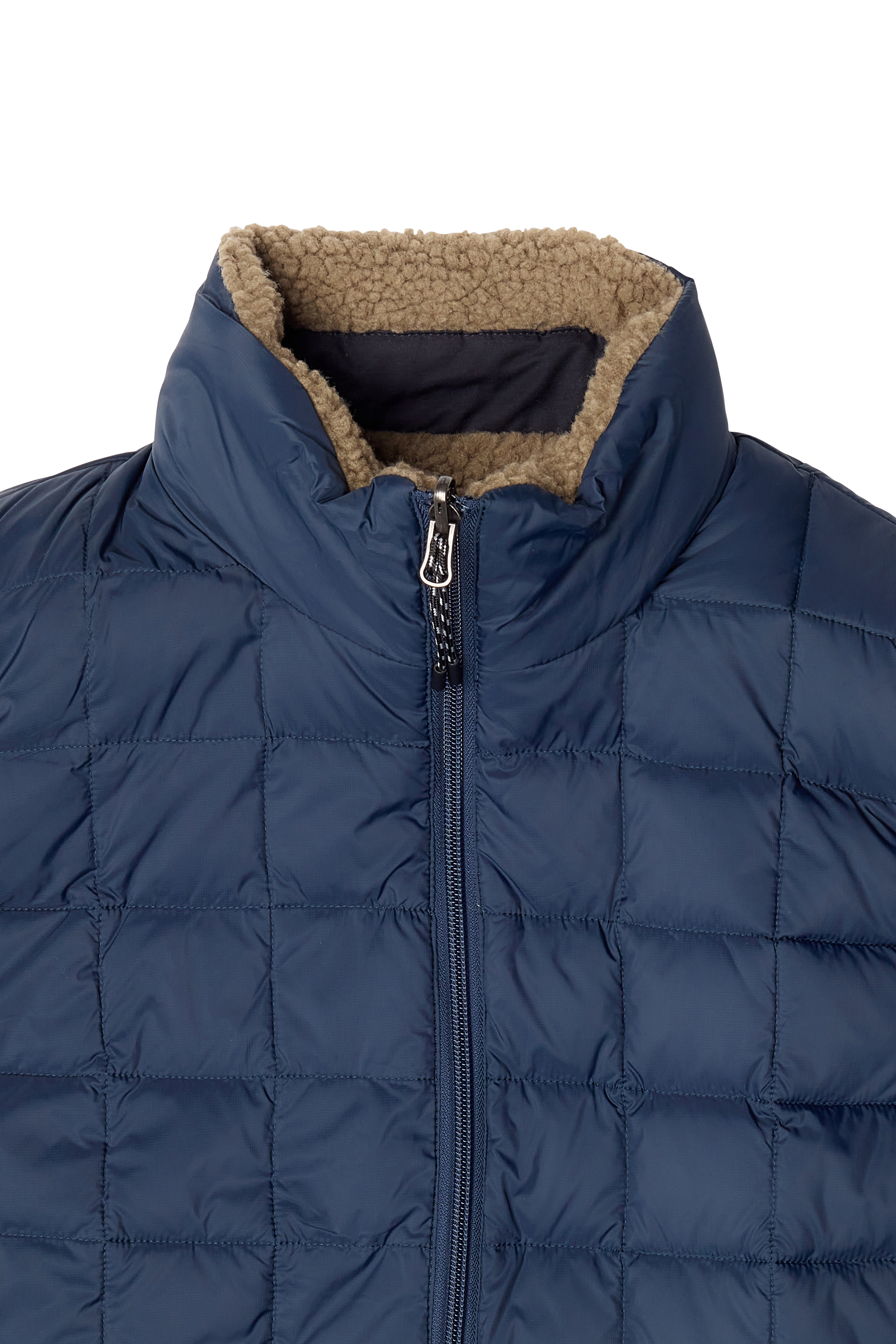 Doudoune sans manches réversible  Bleu