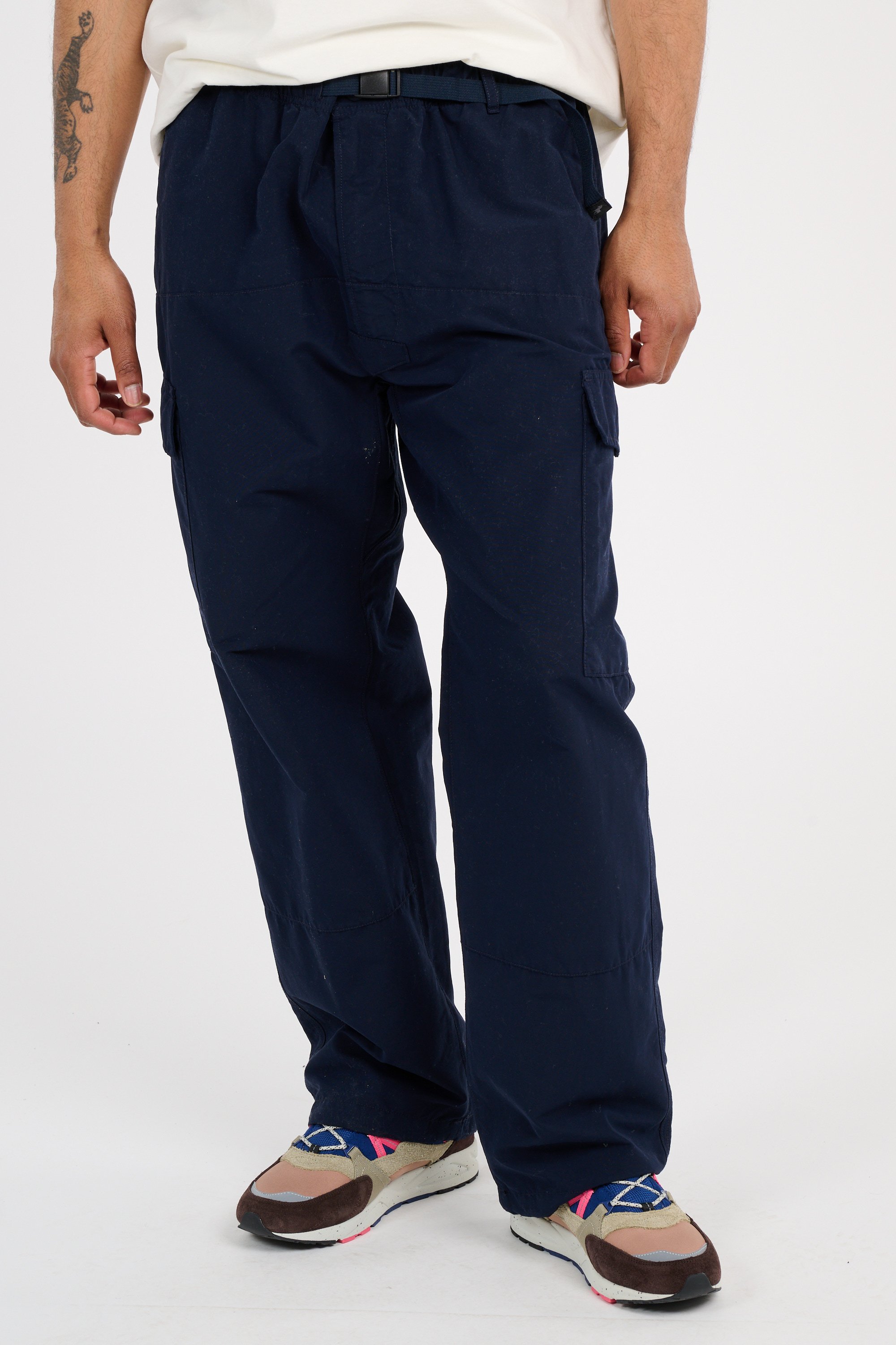 Pantalon cargo Bleu