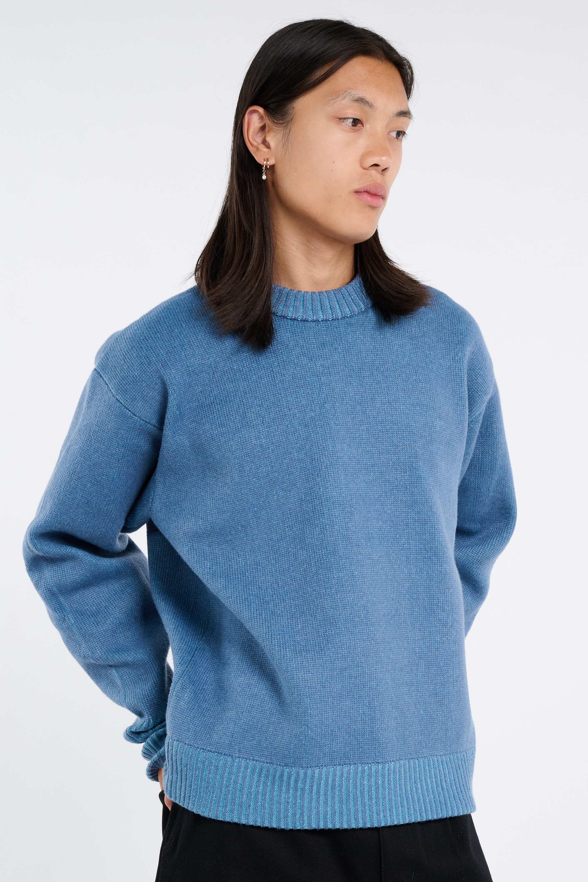 Pull col rond | Bleu RAINS Homme