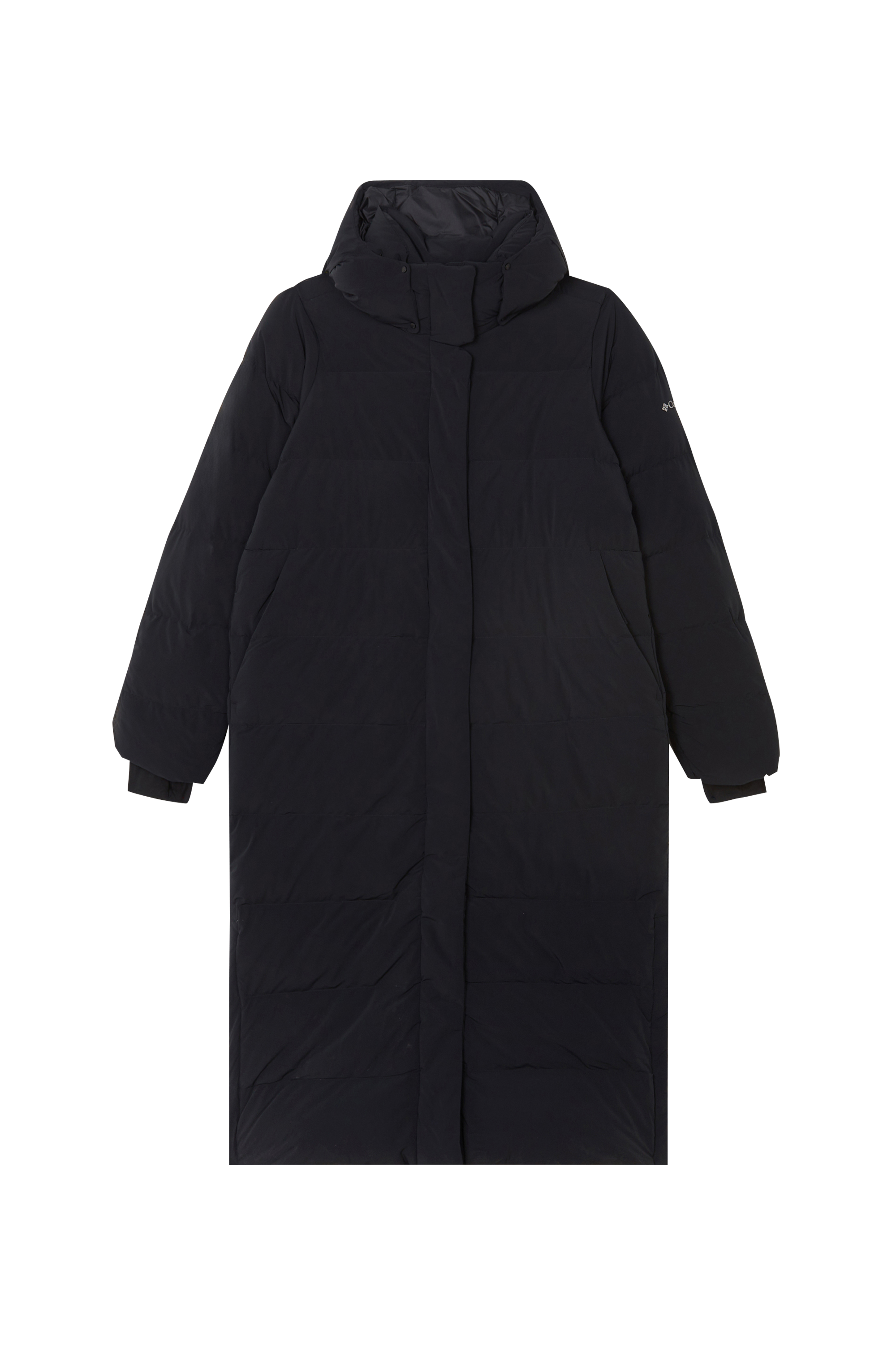 Lightweight quilted padded jacket with high neck COLUMBIA Black