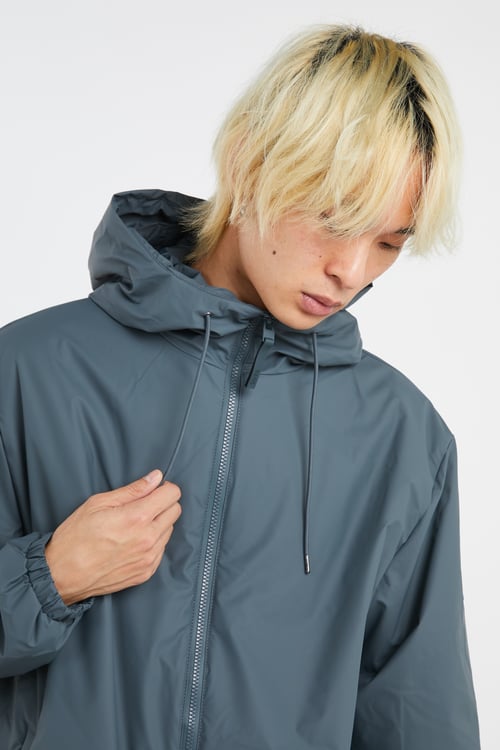 RAINS Parka Bleu