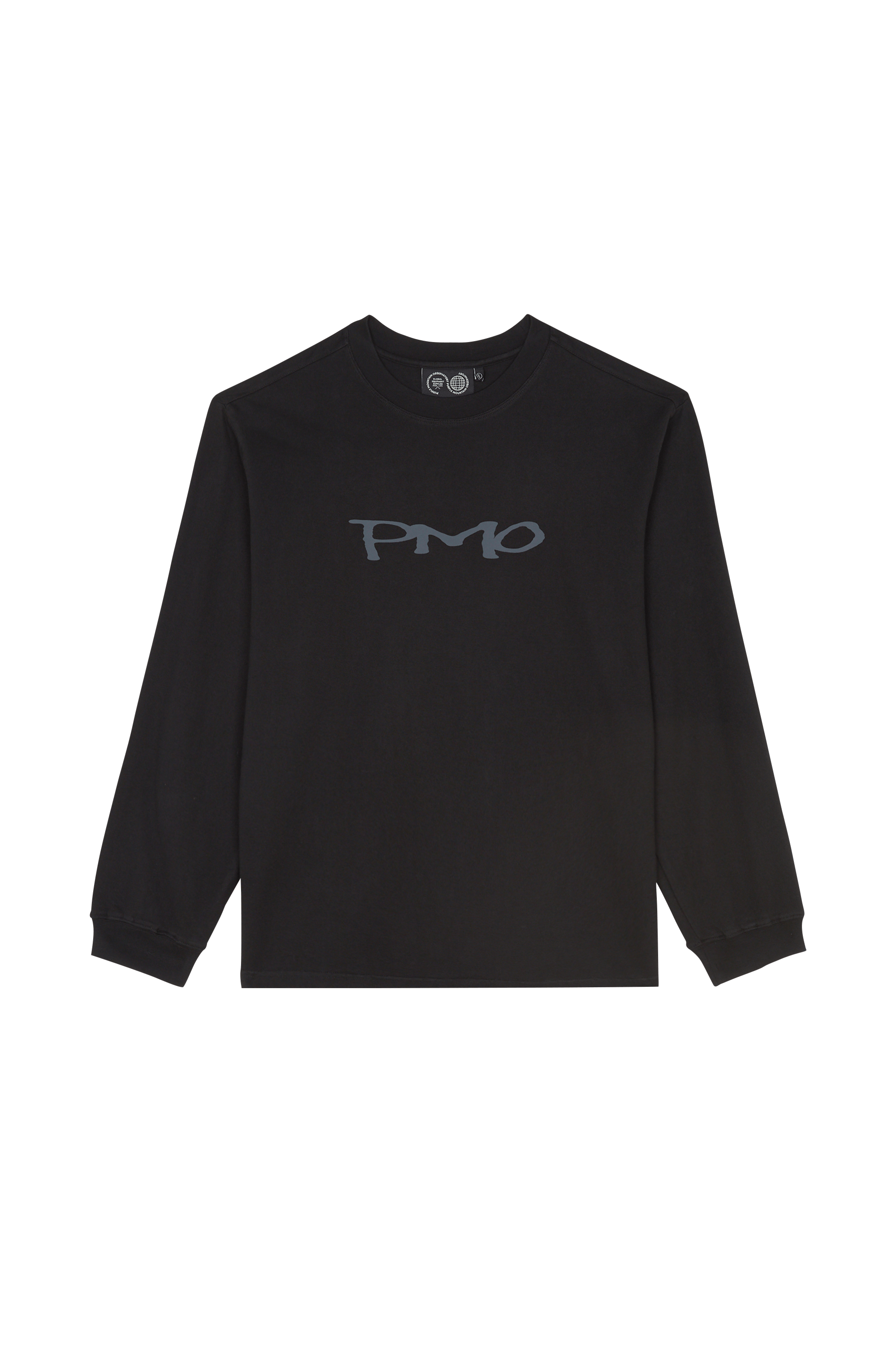 Regular-fit round-neck cotton T-shirt | Black PURPLE MOUNTAIN OBSERVATORY Men