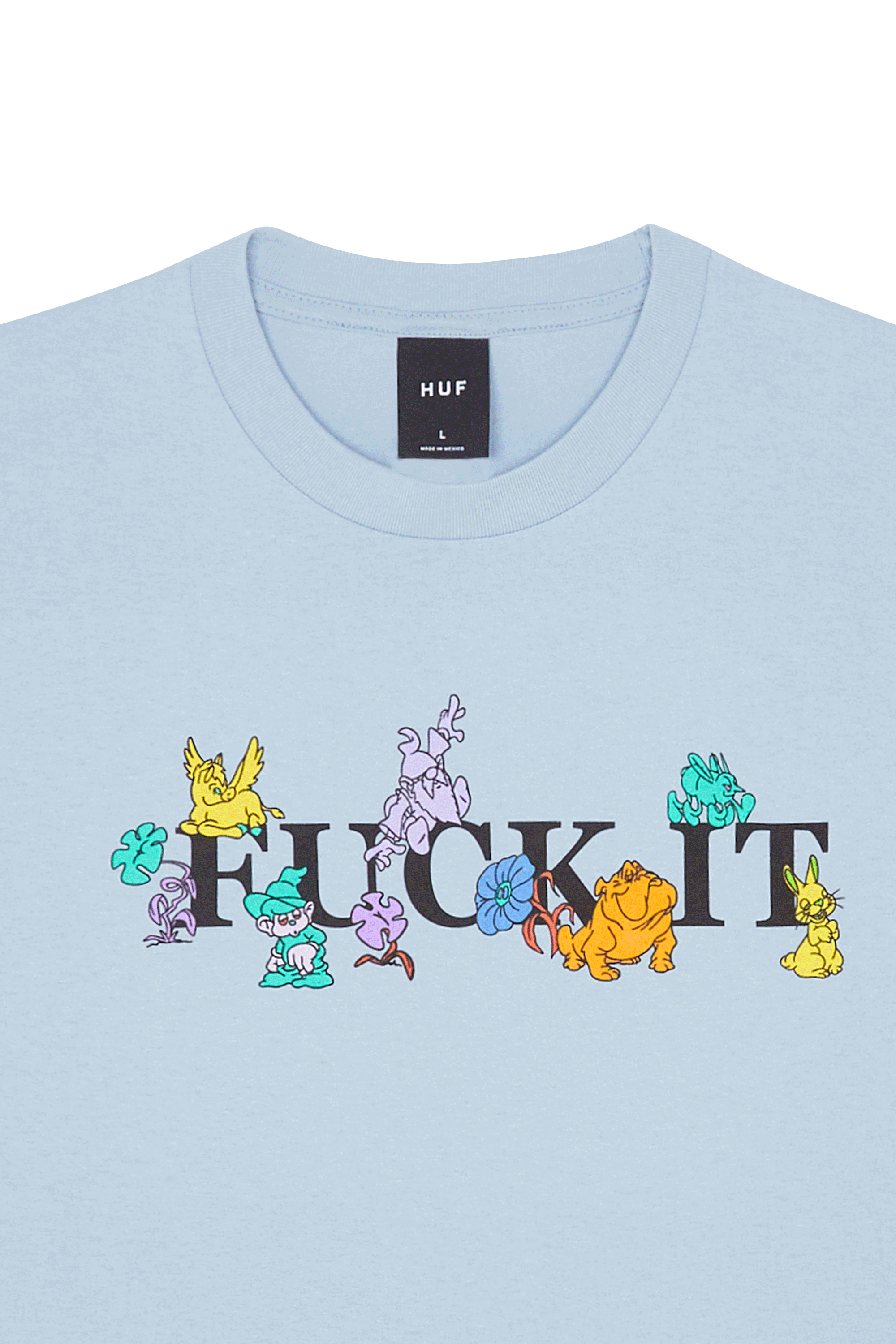 T-shirt | Bleu HUF Homme