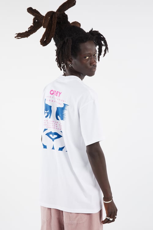 OBEY T-shirt Blanc