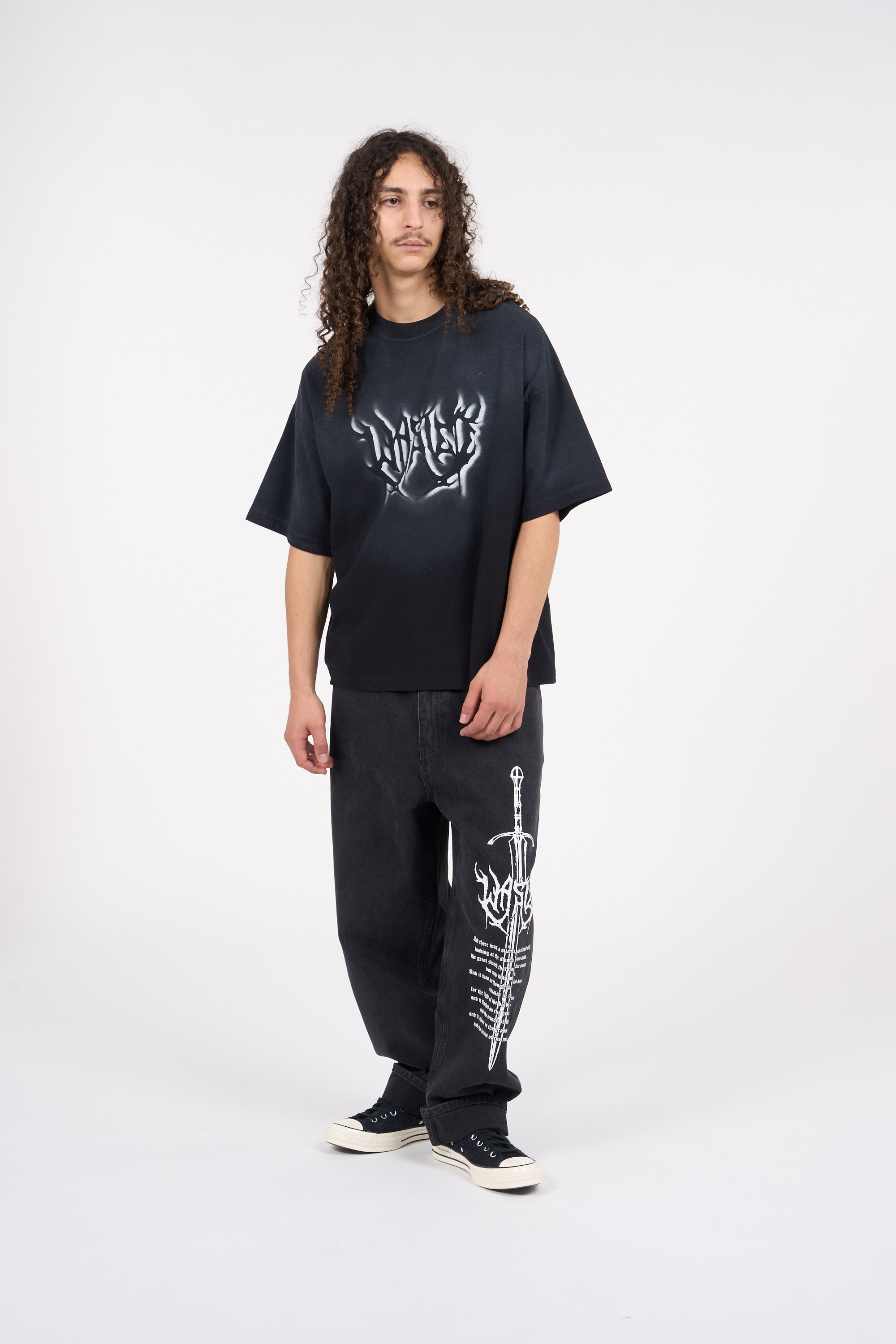 T-shirt | Noir by WASTED T-shirt Noir