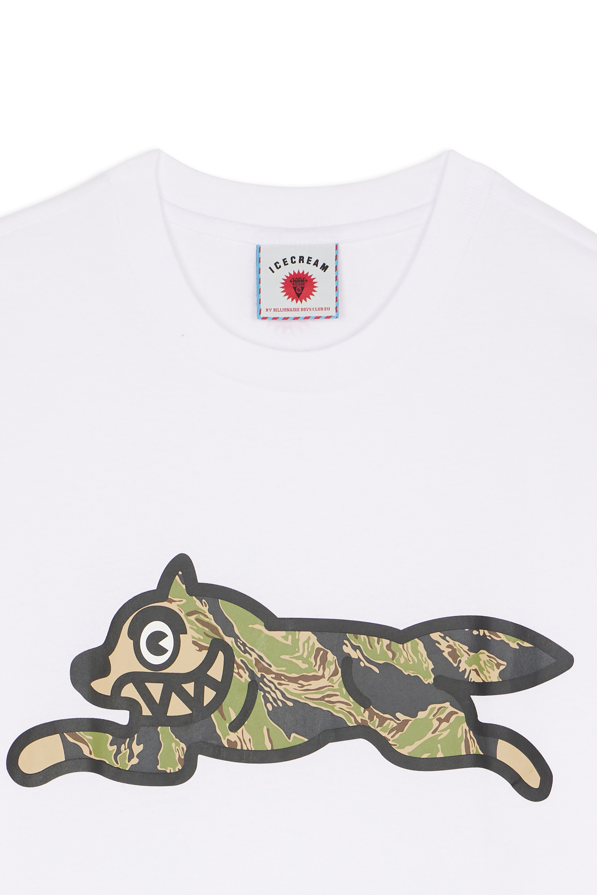 Regular-fit round-neck cotton T-shirt White