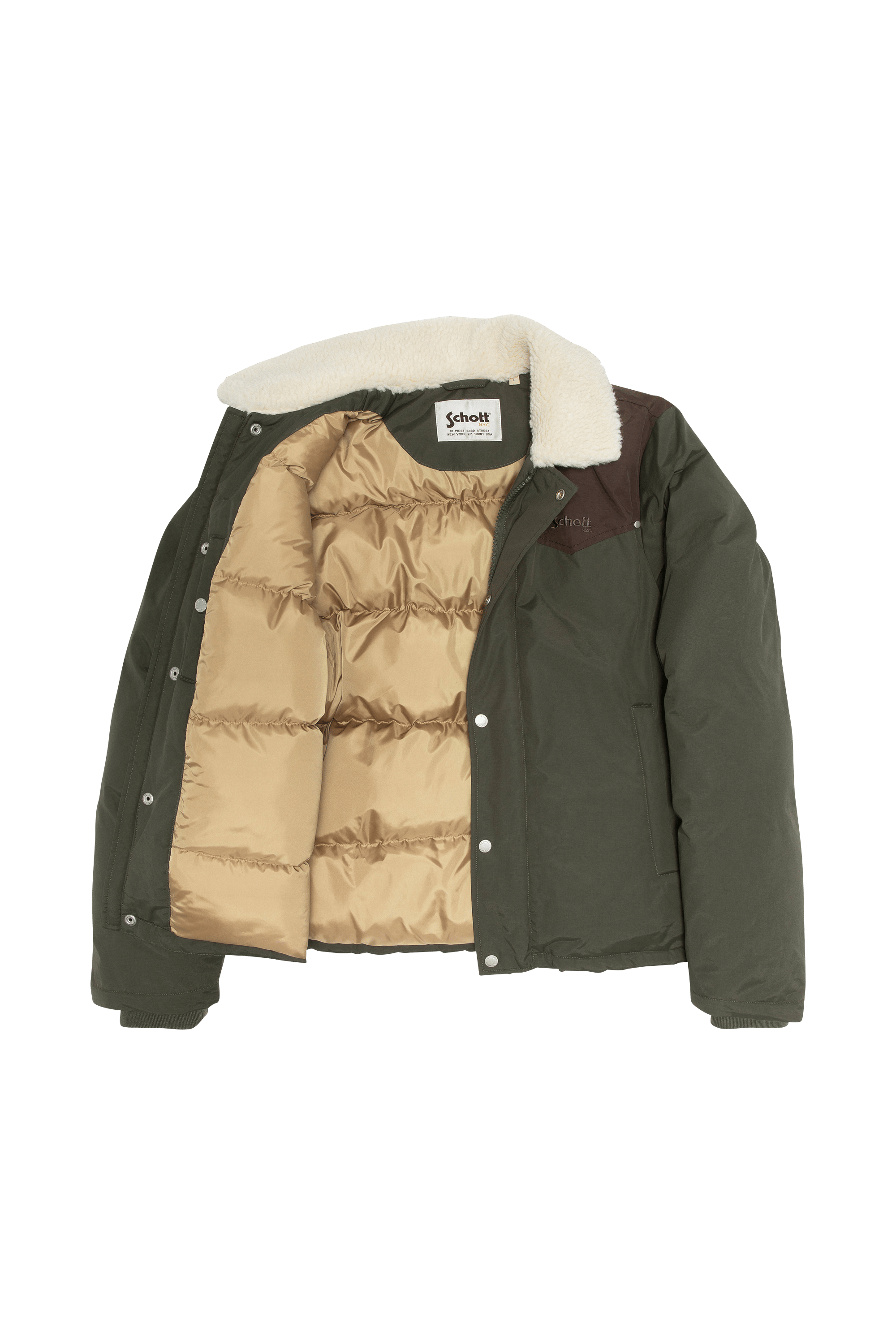 Bomber jacket | Green SCHOTT Men