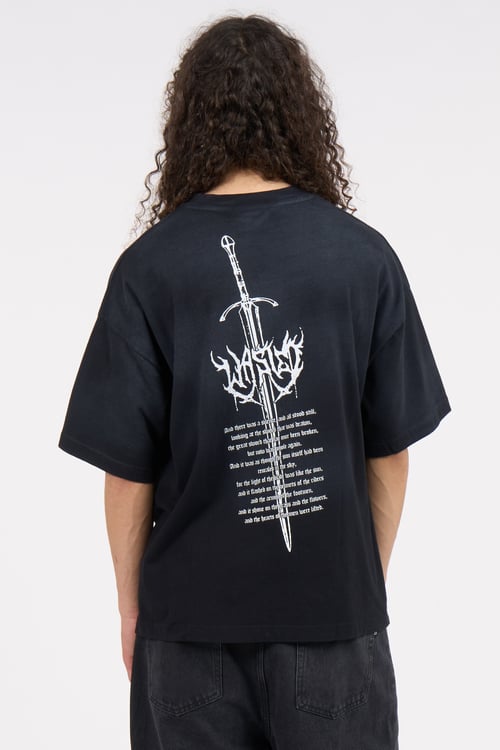 WASTED T-shirt Noir