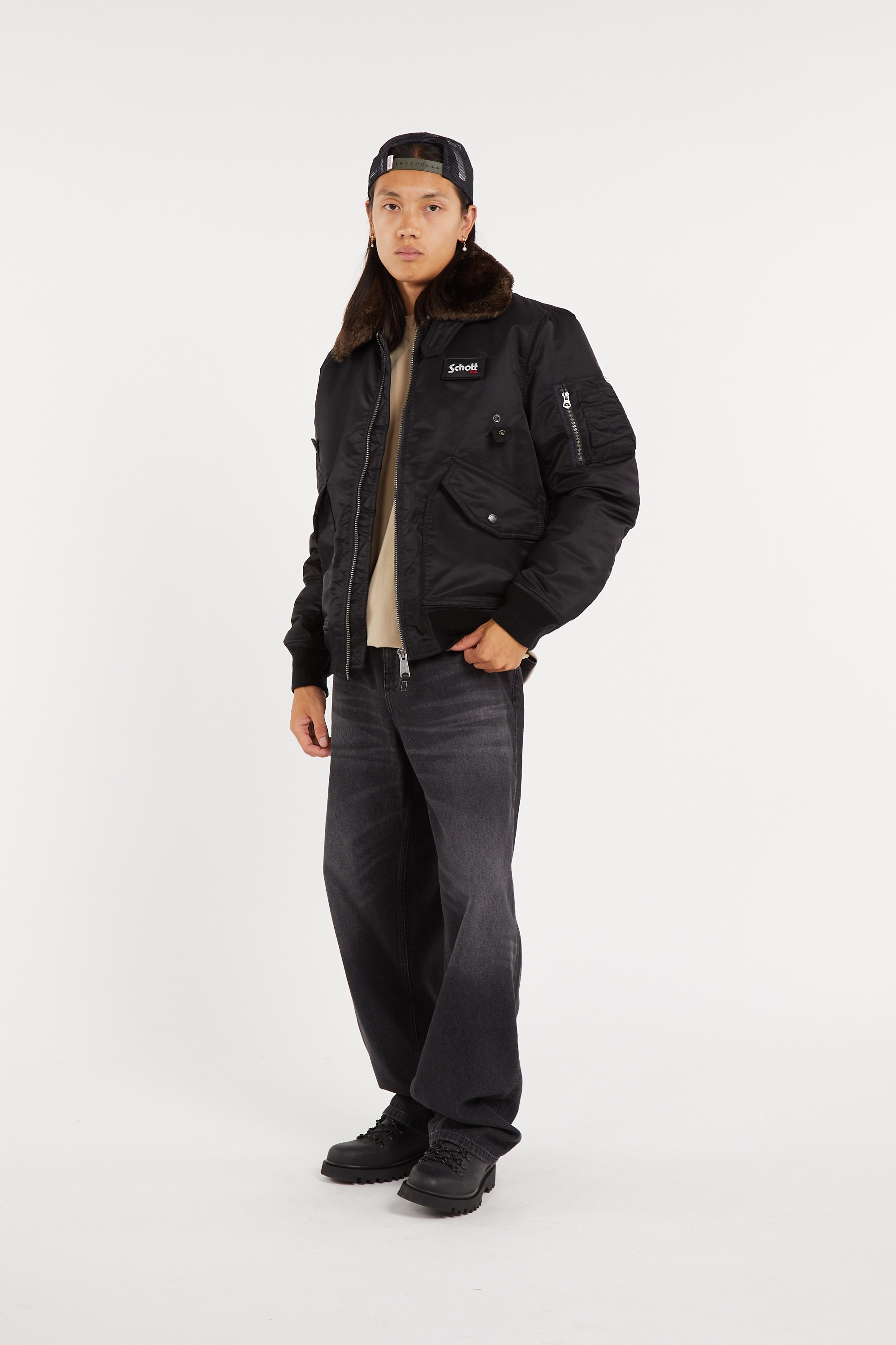 Jacket SCHOTT Black