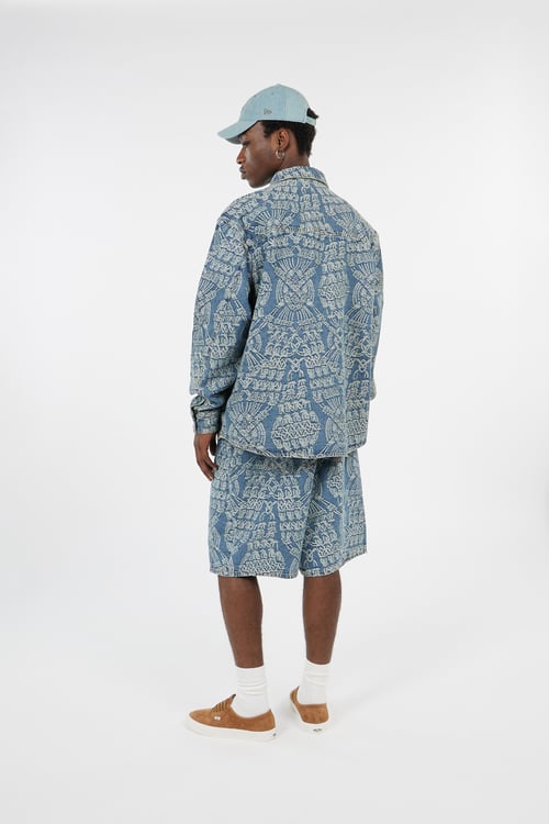 DAILY PAPER Veste en jean Bleu