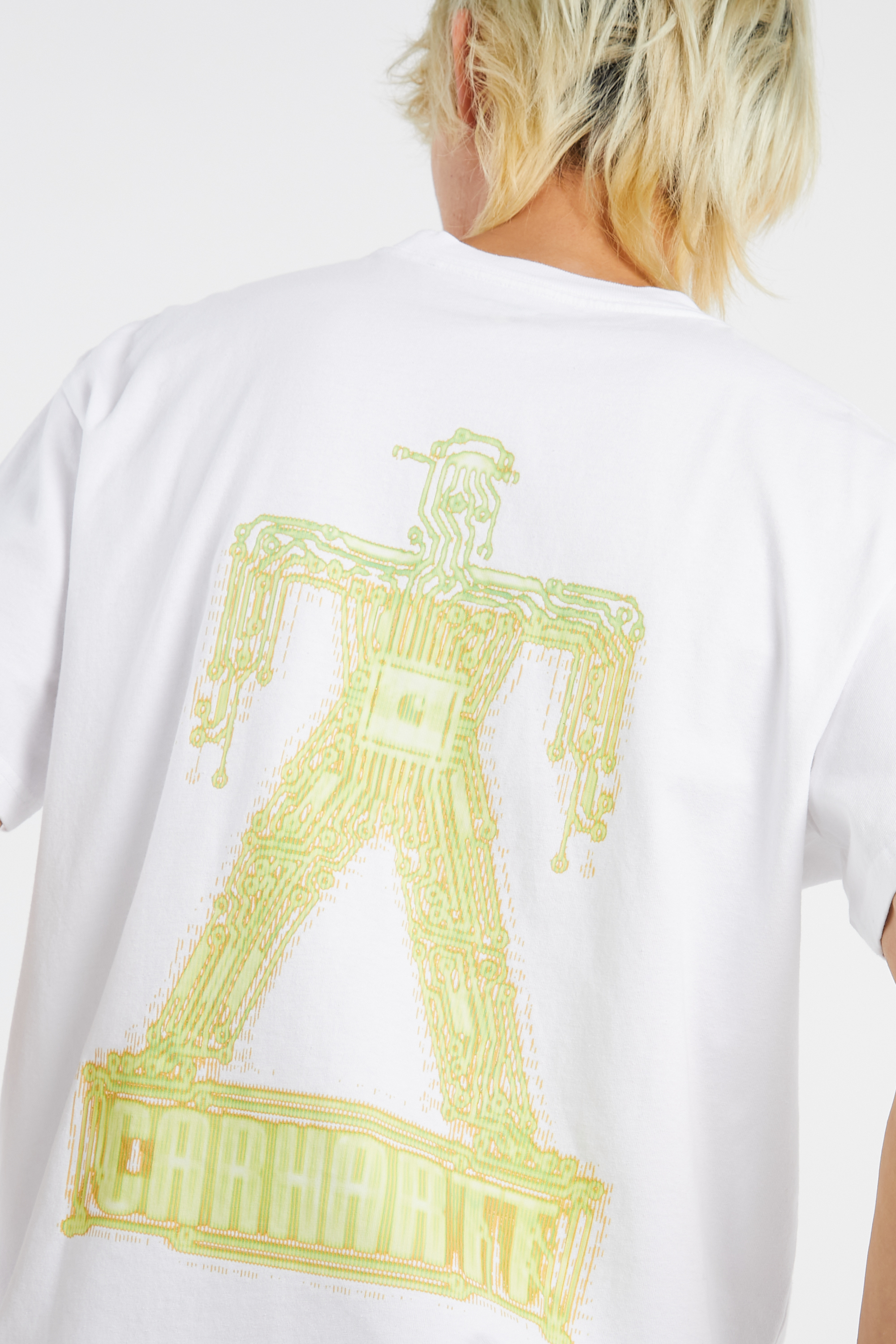 Regular-fit round-neck cotton T-shirt White