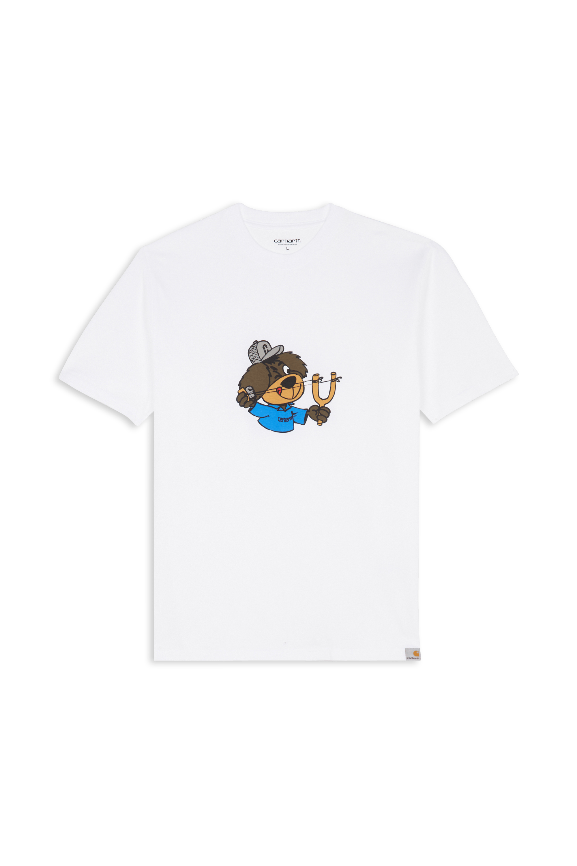 Regular-fit round-neck cotton T-shirt CARHARTT WIP White