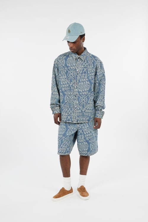 DAILY PAPER Veste en jean Bleu