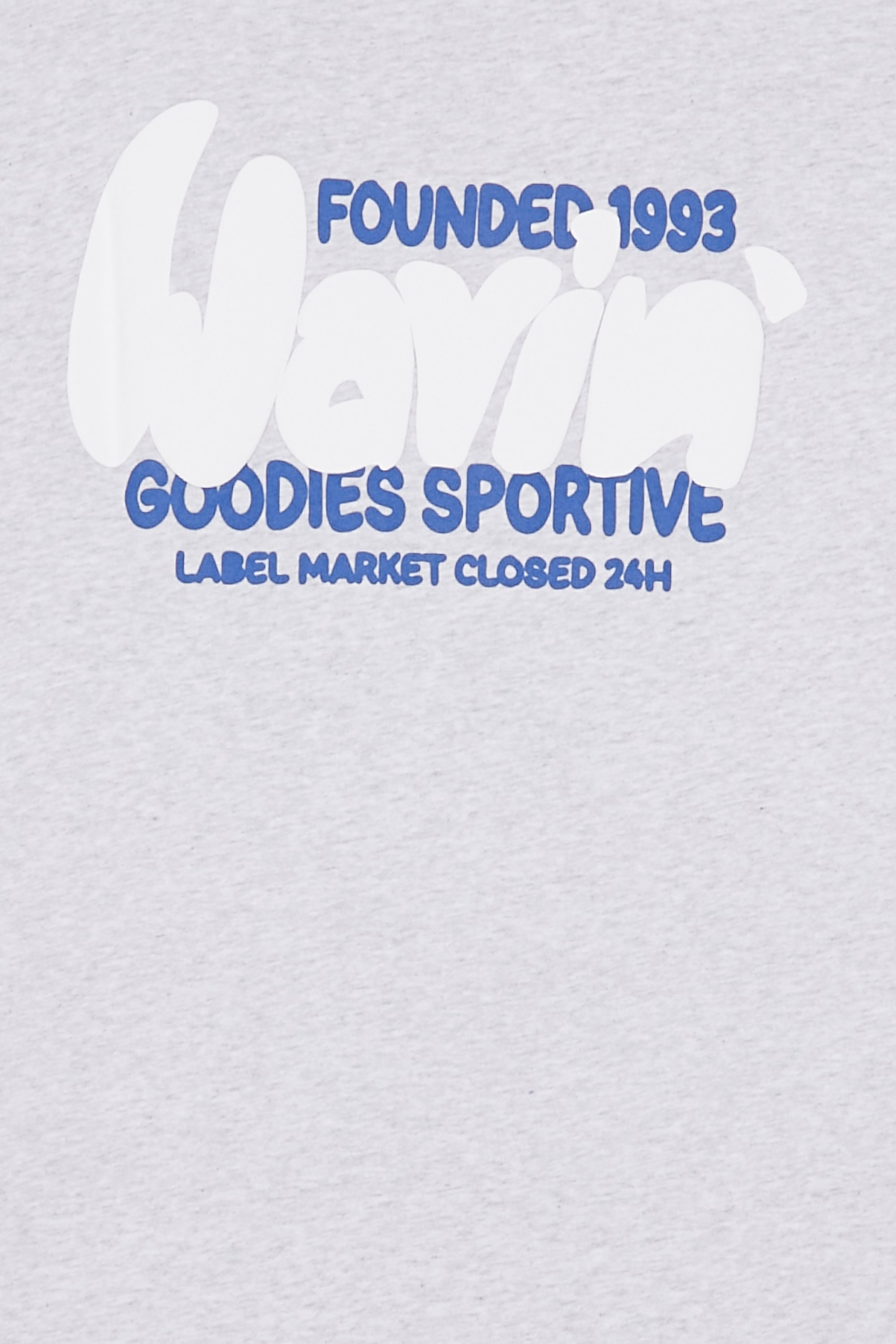 Regular-fit round-neck cotton T-shirt | Grey by GOODIES SPORTIVE Regular-fit round-neck cotton T-shirt Grey