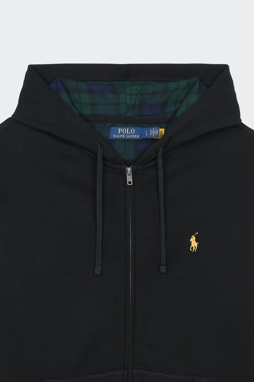 POLO RALPH LAUREN Hoodie zippé Noir