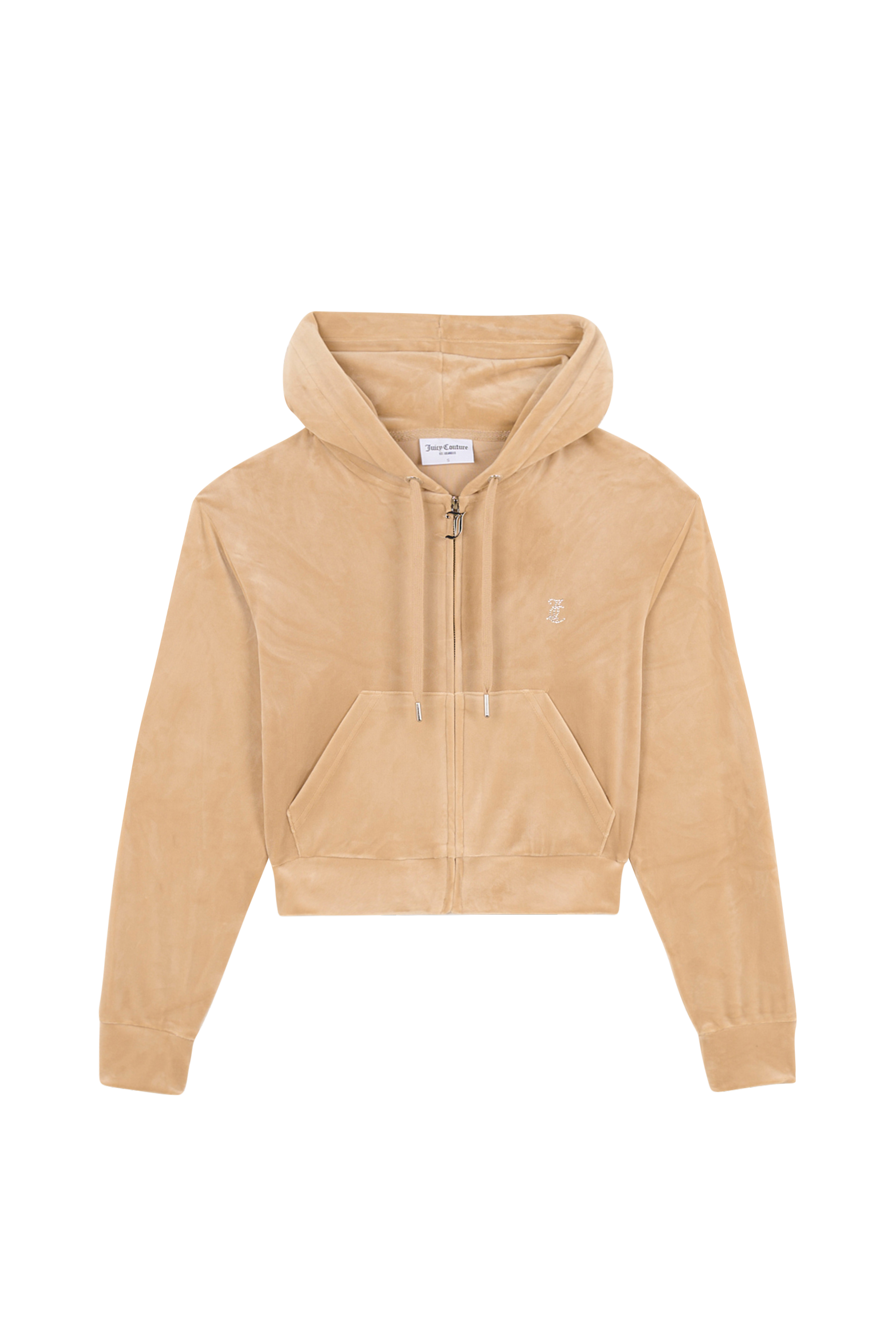 Hoodie zippé Beige