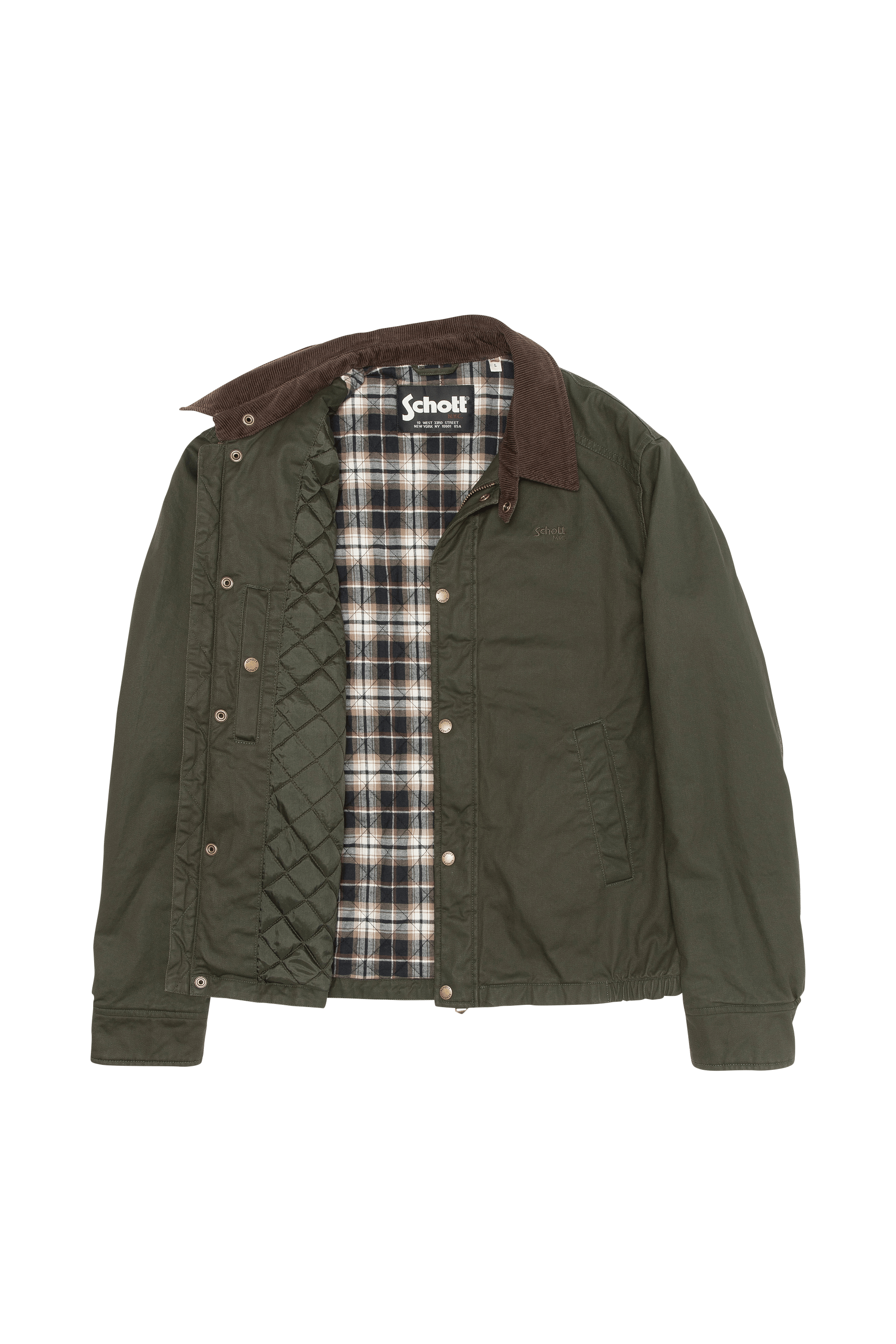 Veste | Vert SCHOTT Homme