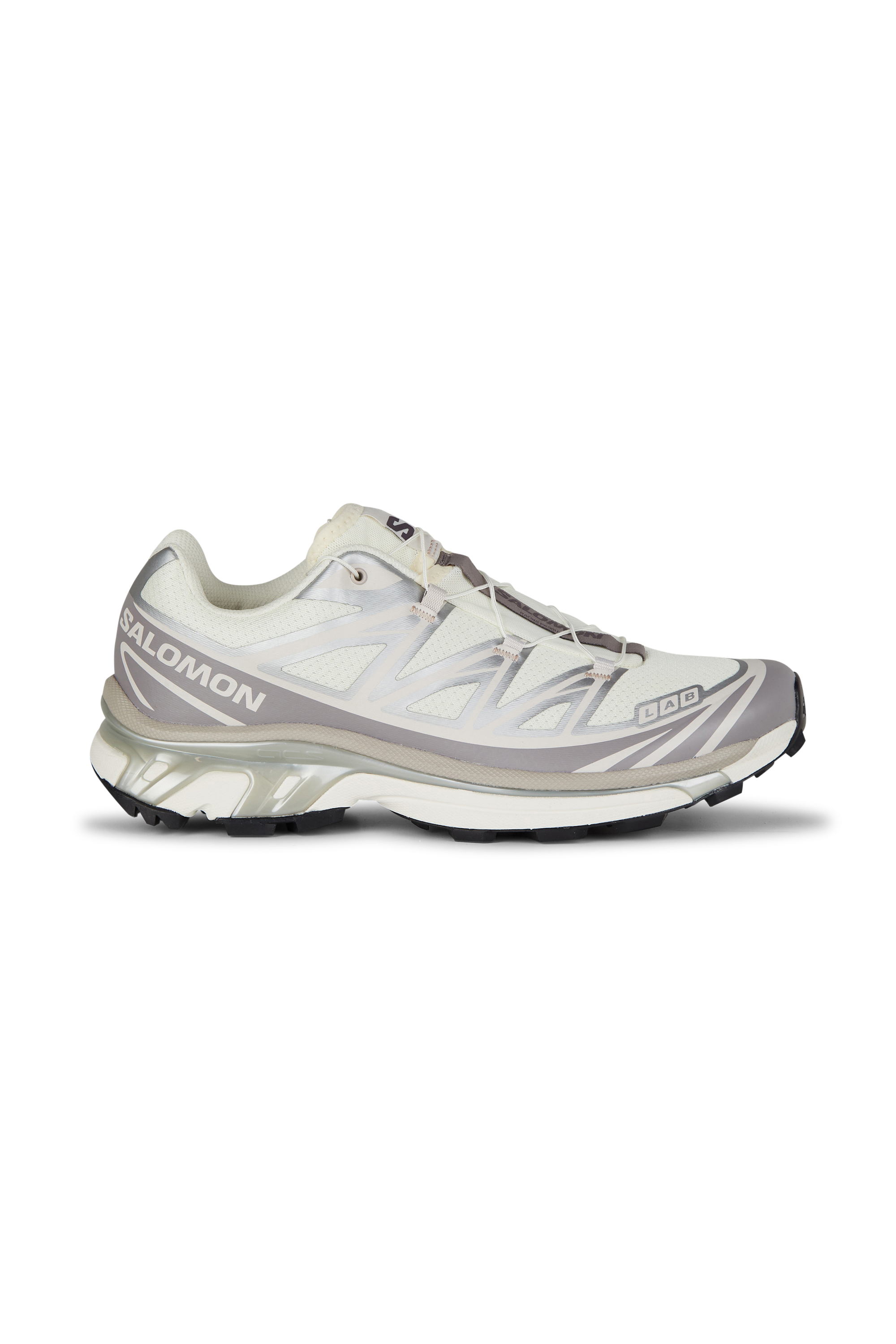 Men?s Storm 96 LO fabric and leather sneakers SALOMON Beige