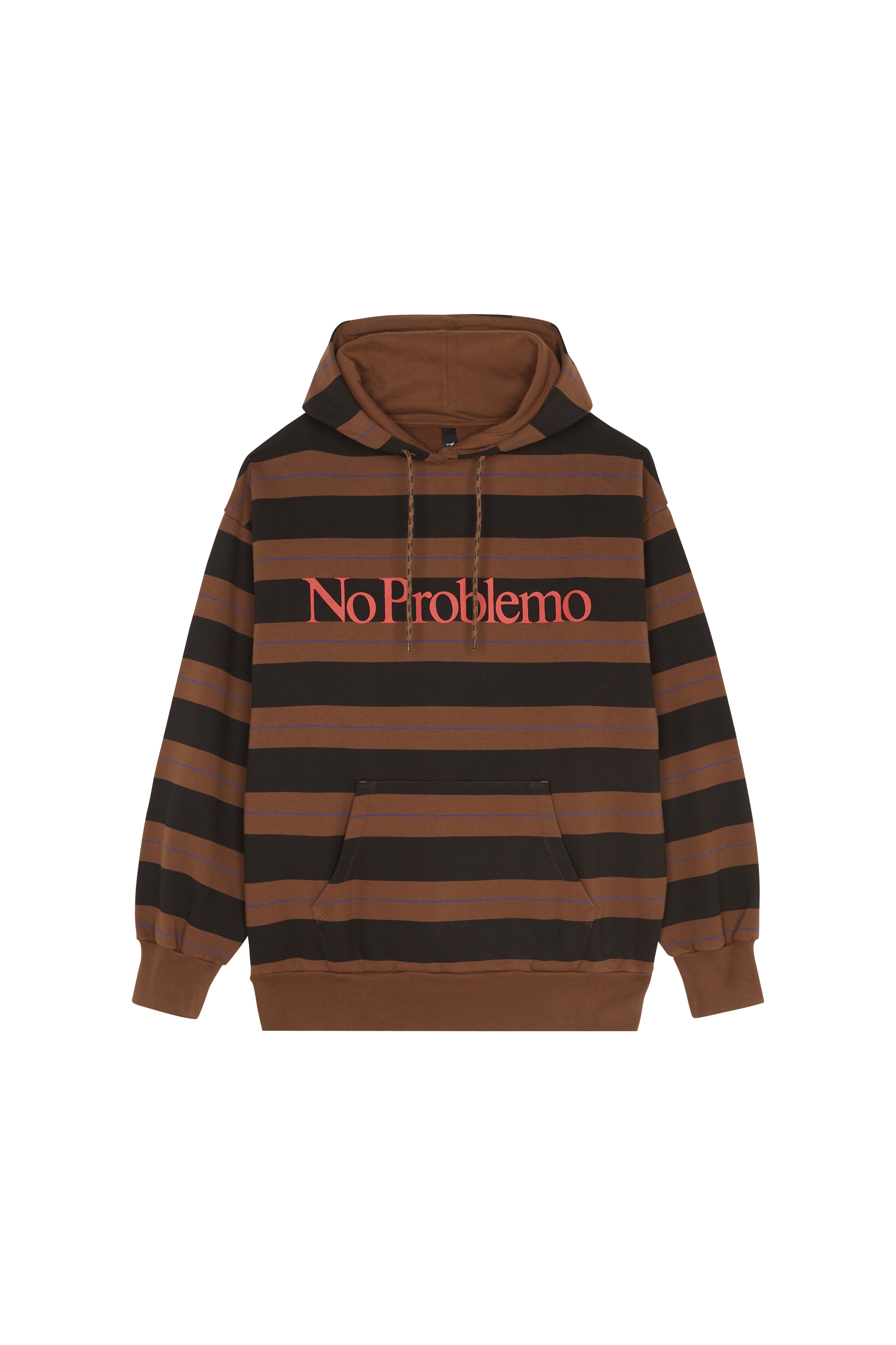 Tommy badge sweatshirt NO PROBLEMO Brown
