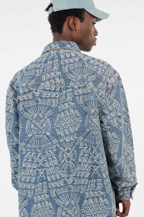 DAILY PAPER Veste en jean Bleu