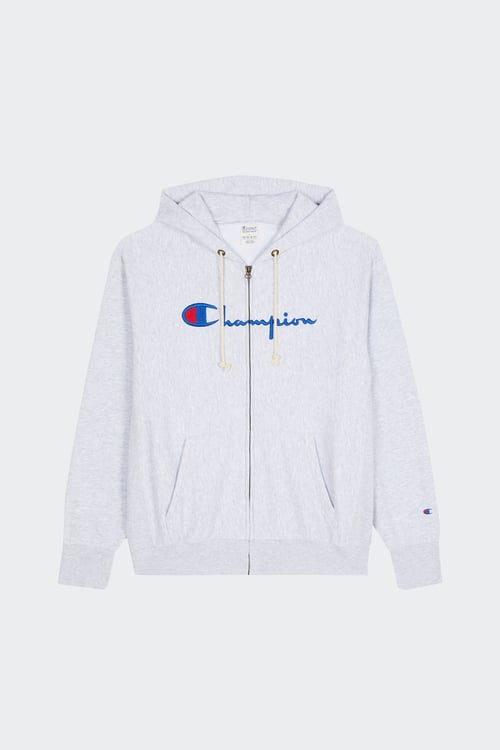 Hoodie zippé - Taille M Gris
