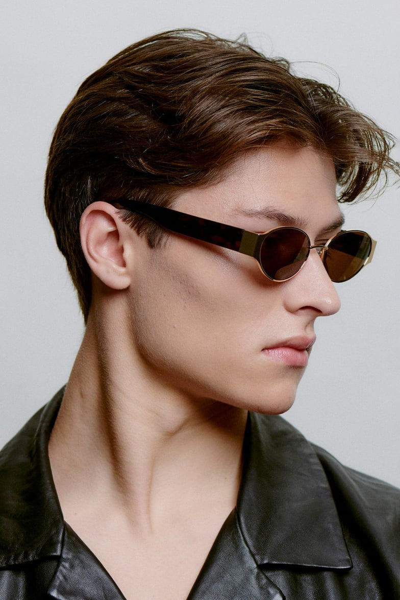 Lunettes de soleil | Marron A.KJAERBEDE Homme