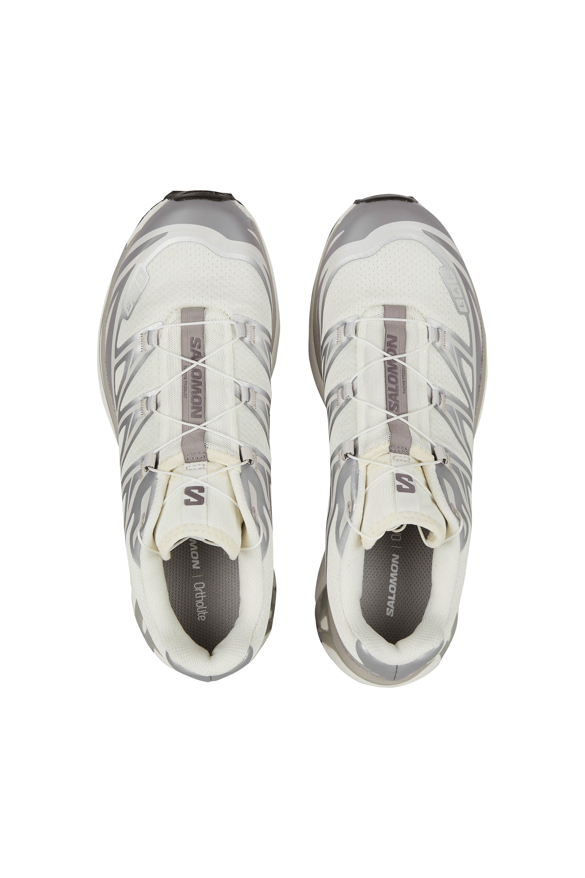 Men?s Storm 96 LO fabric and leather sneakers SALOMON Beige