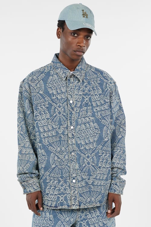 DAILY PAPER Veste en jean Bleu