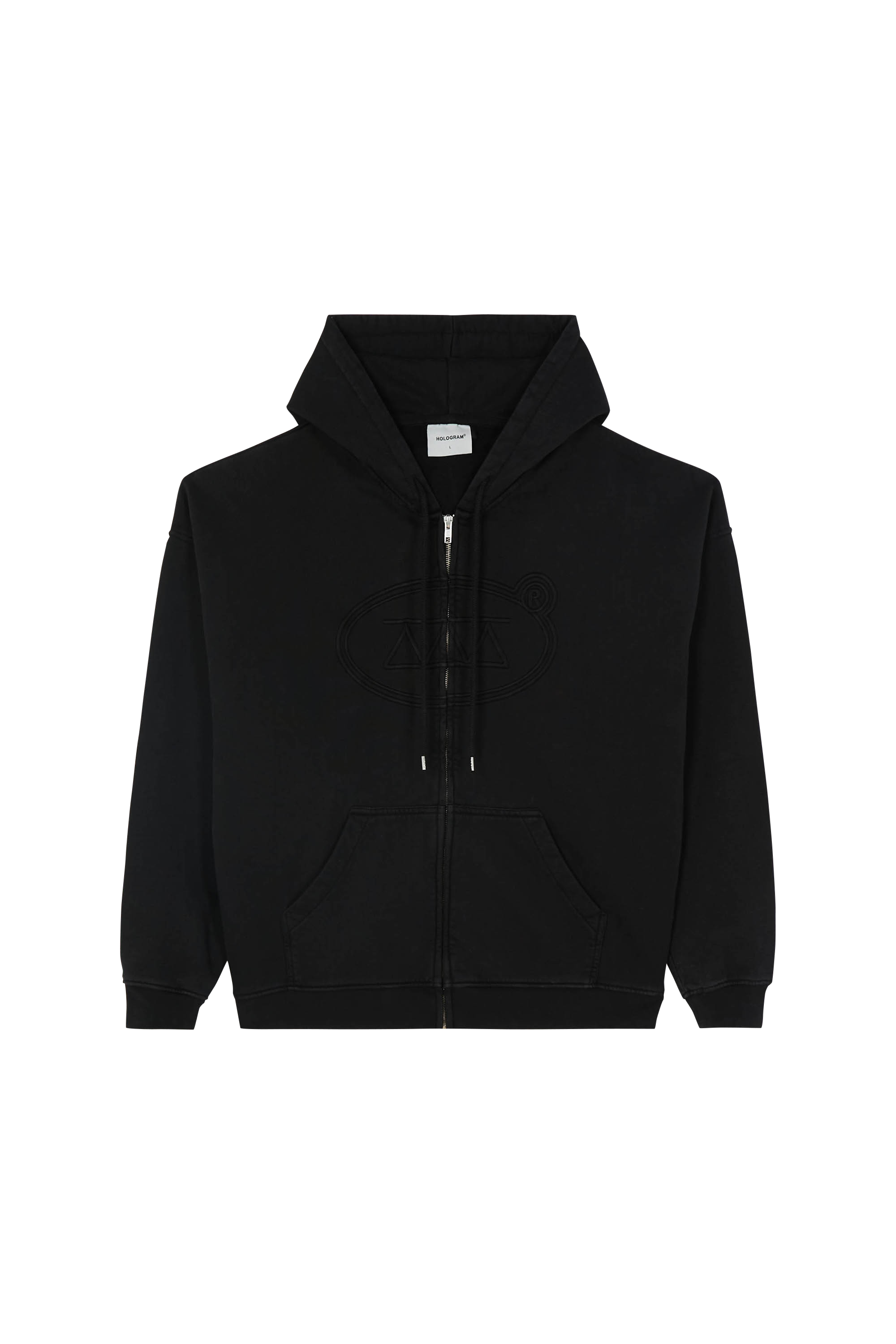 Hoodie zippé HOLOGRAM Noir