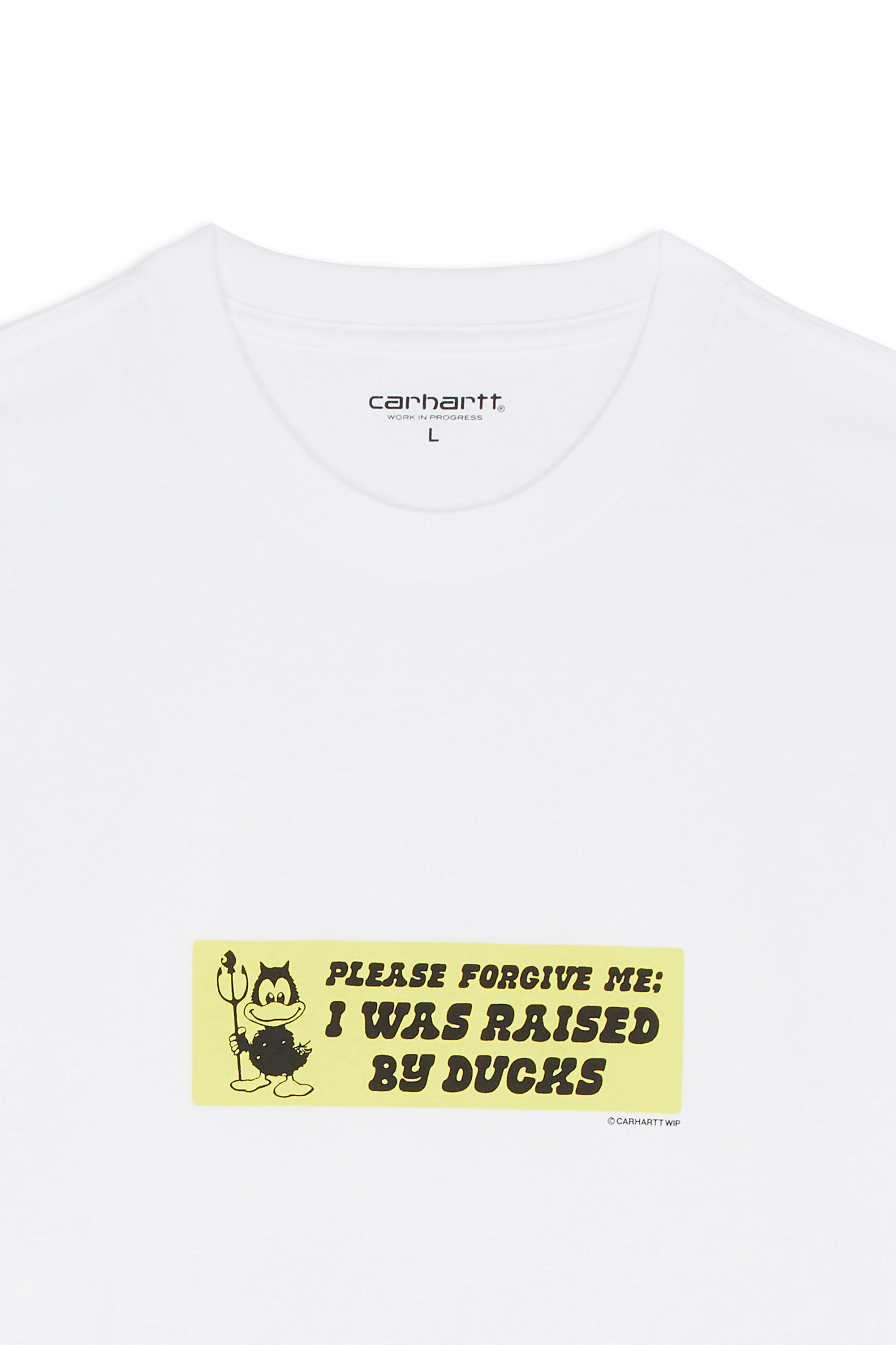 Regular-fit round-neck cotton T-shirt | White CARHARTT WIP Men