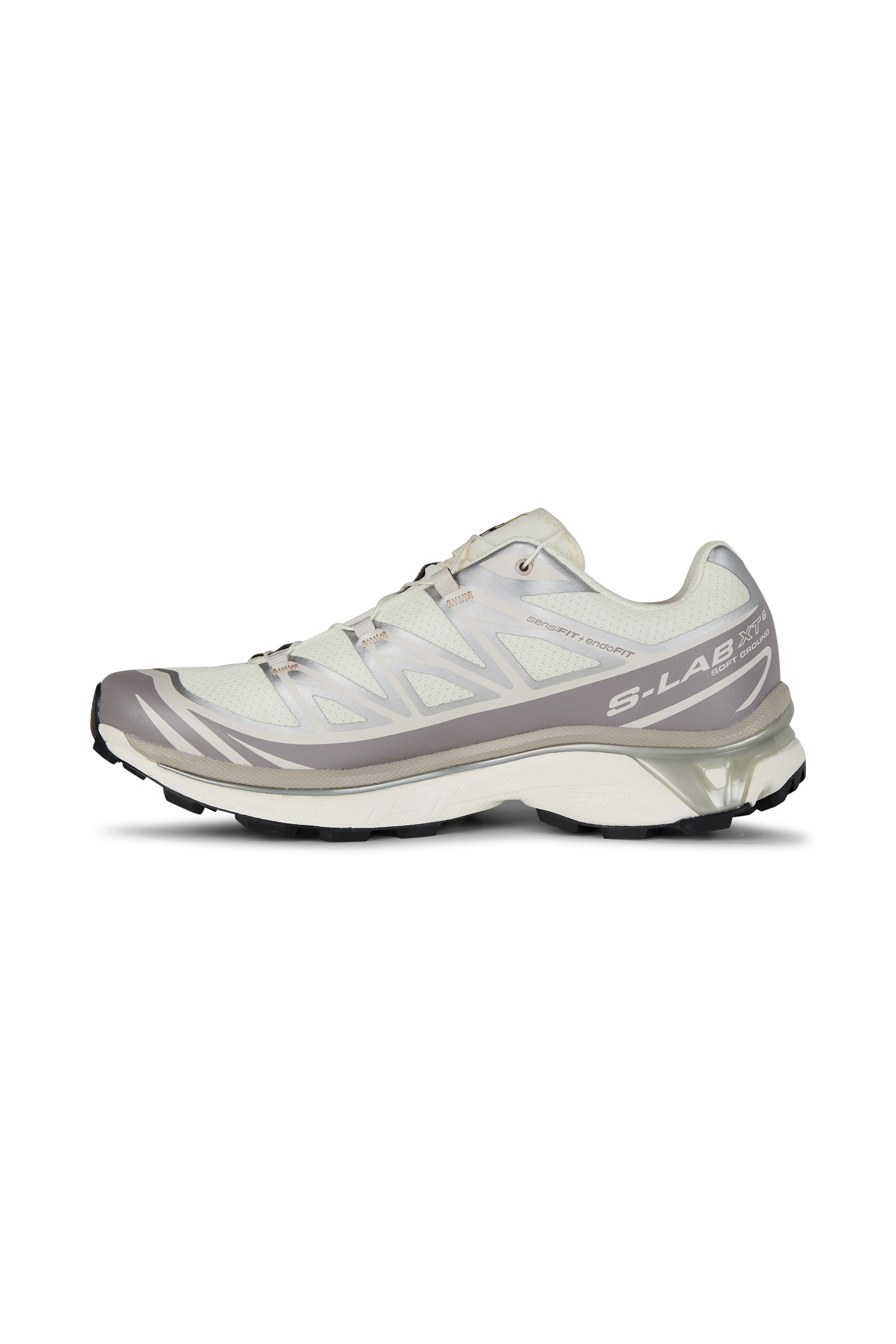 Men?s Storm 96 LO fabric and leather sneakers | Beige SALOMON Women