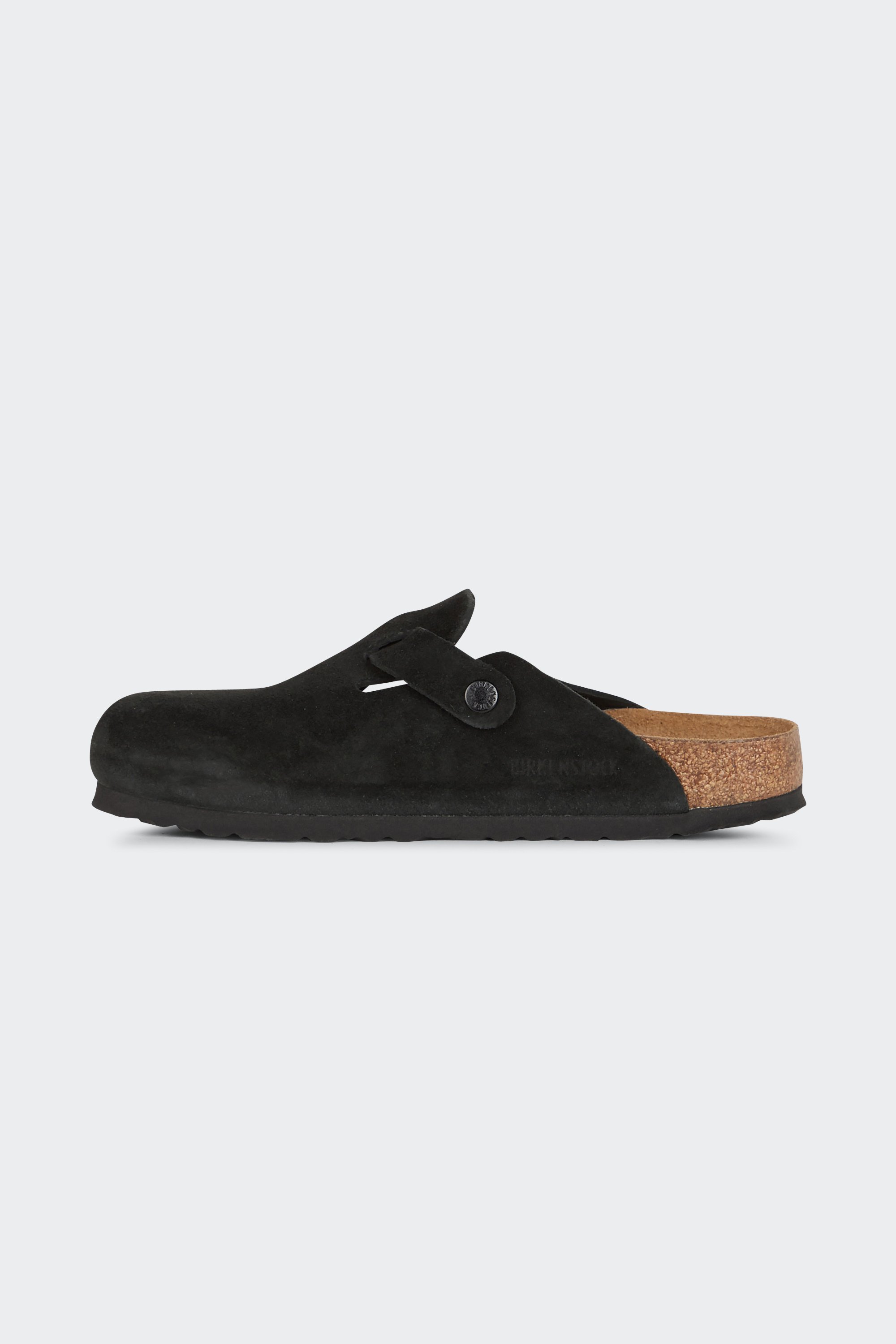 Flat furry sheepskin sandals | Black by BIRKENSTOCK Flat furry sheepskin sandals Black