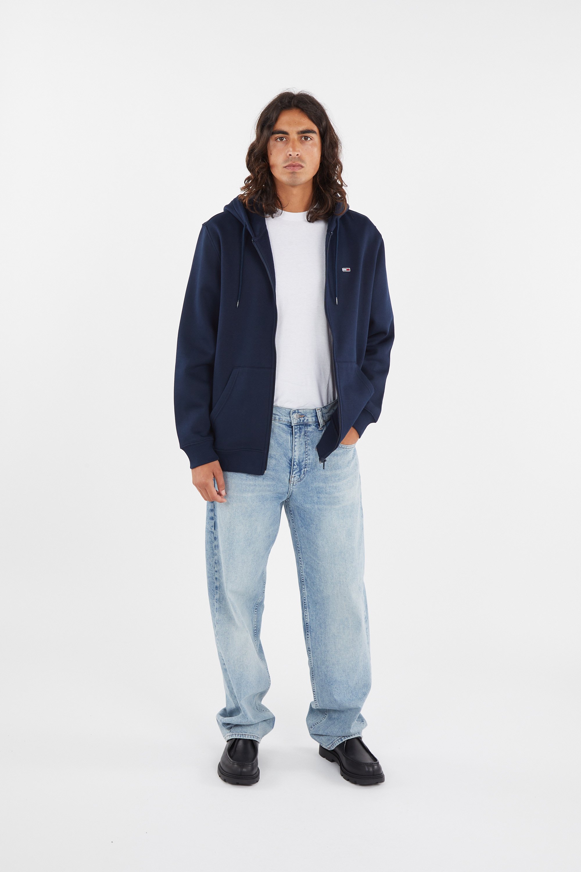 Hoodie zippé TOMMY JEANS Bleu