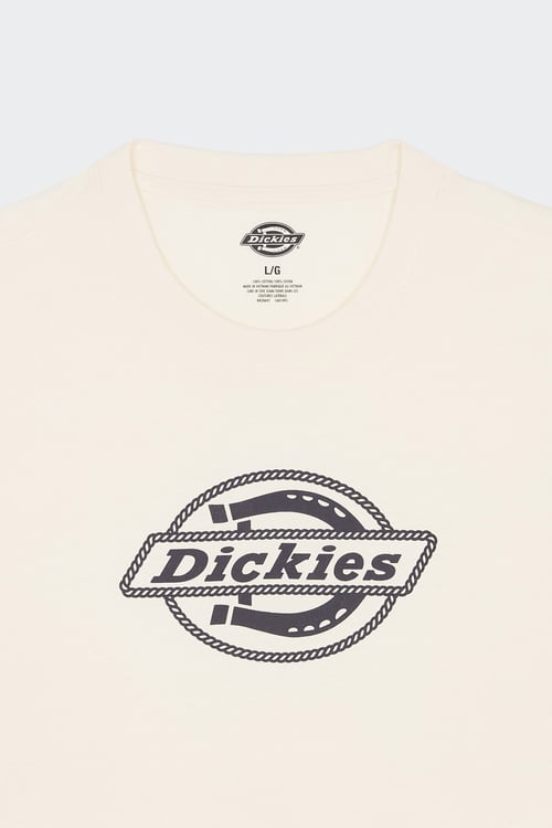 DICKIES Regular-fit round-neck cotton T-shirt White