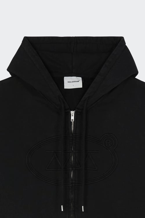 HOLOGRAM Hoodie zippé Noir