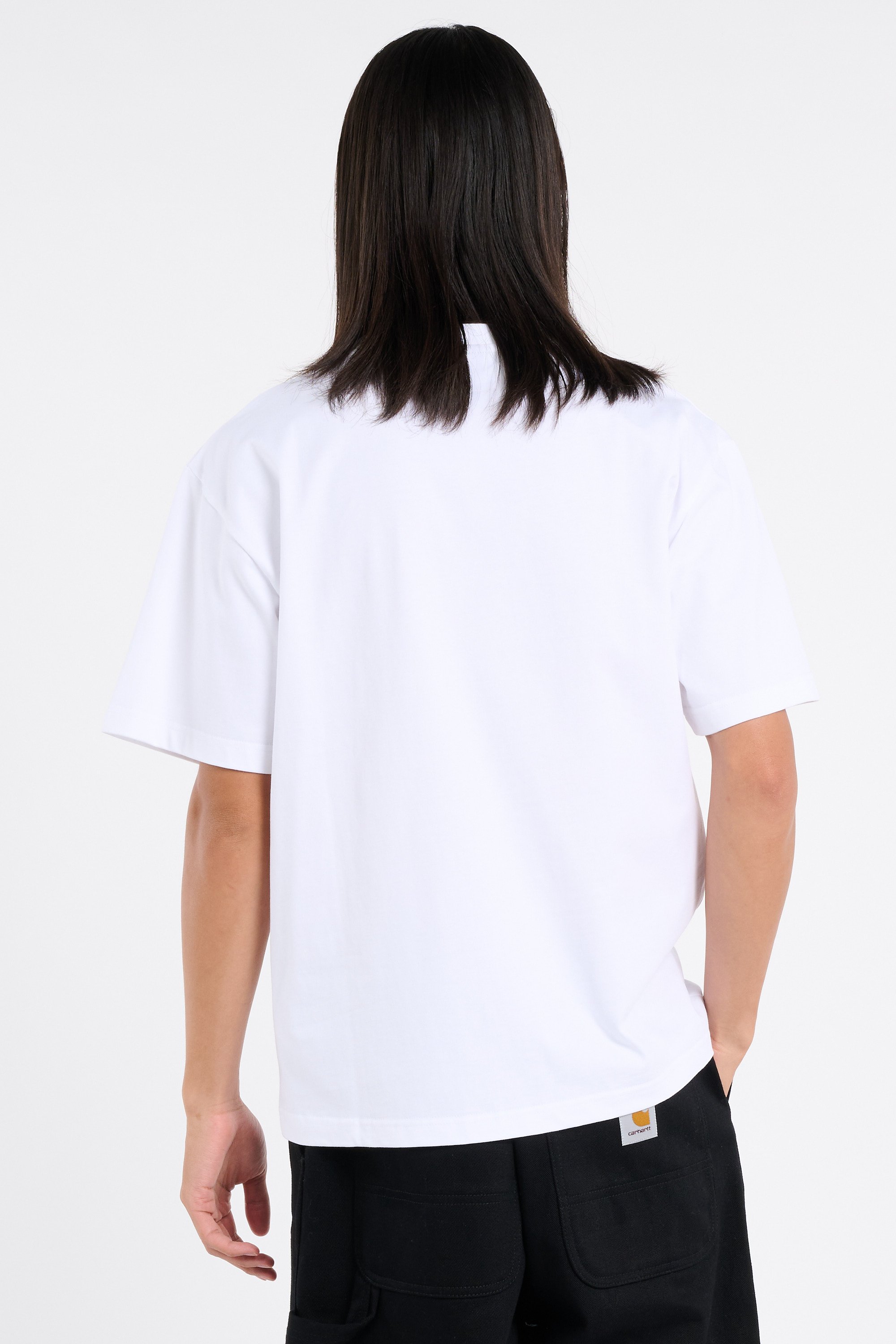 Round neck t-shirt | White RAINS Men