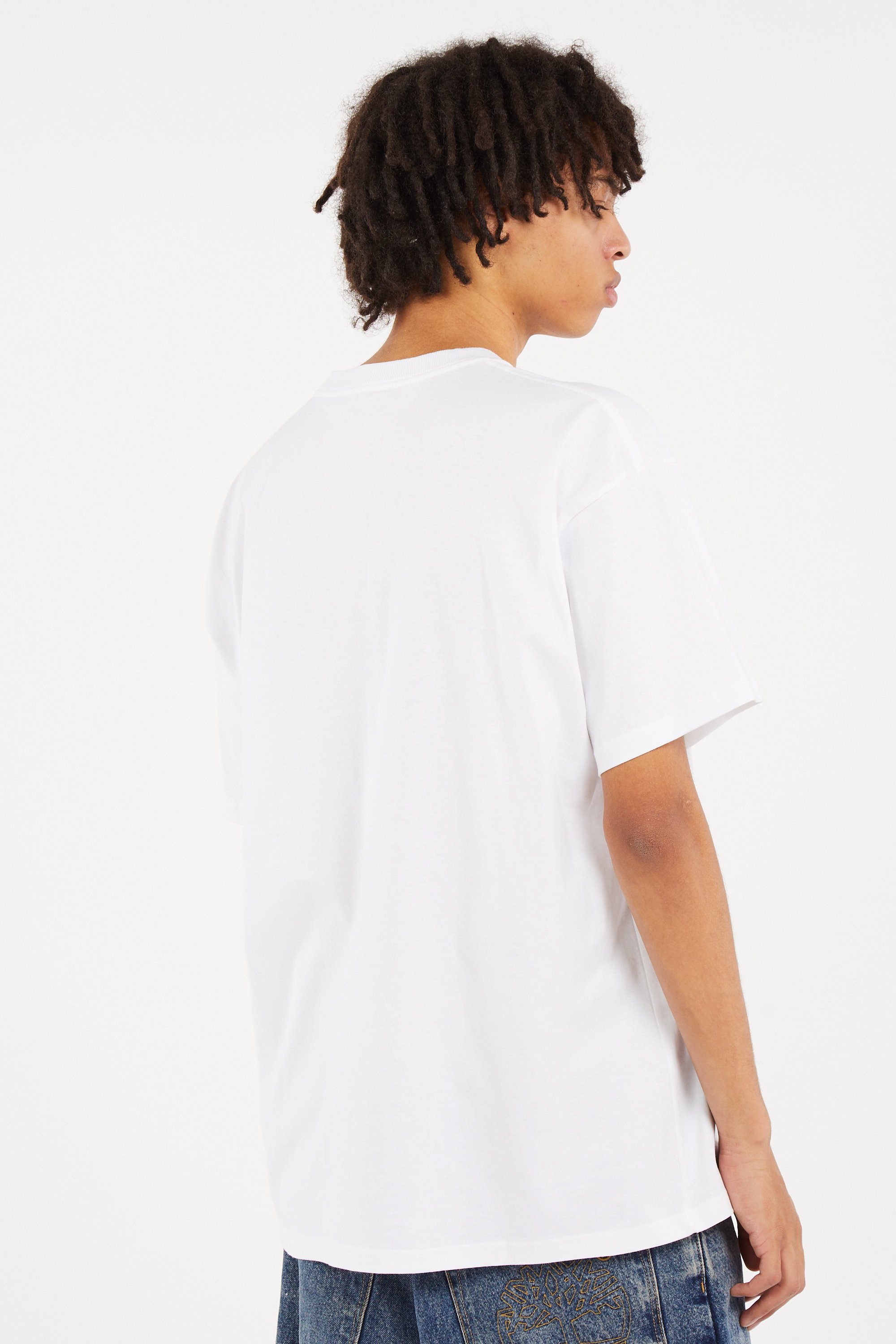 Regular-fit round-neck cotton T-shirt | White CARHARTT WIP Men