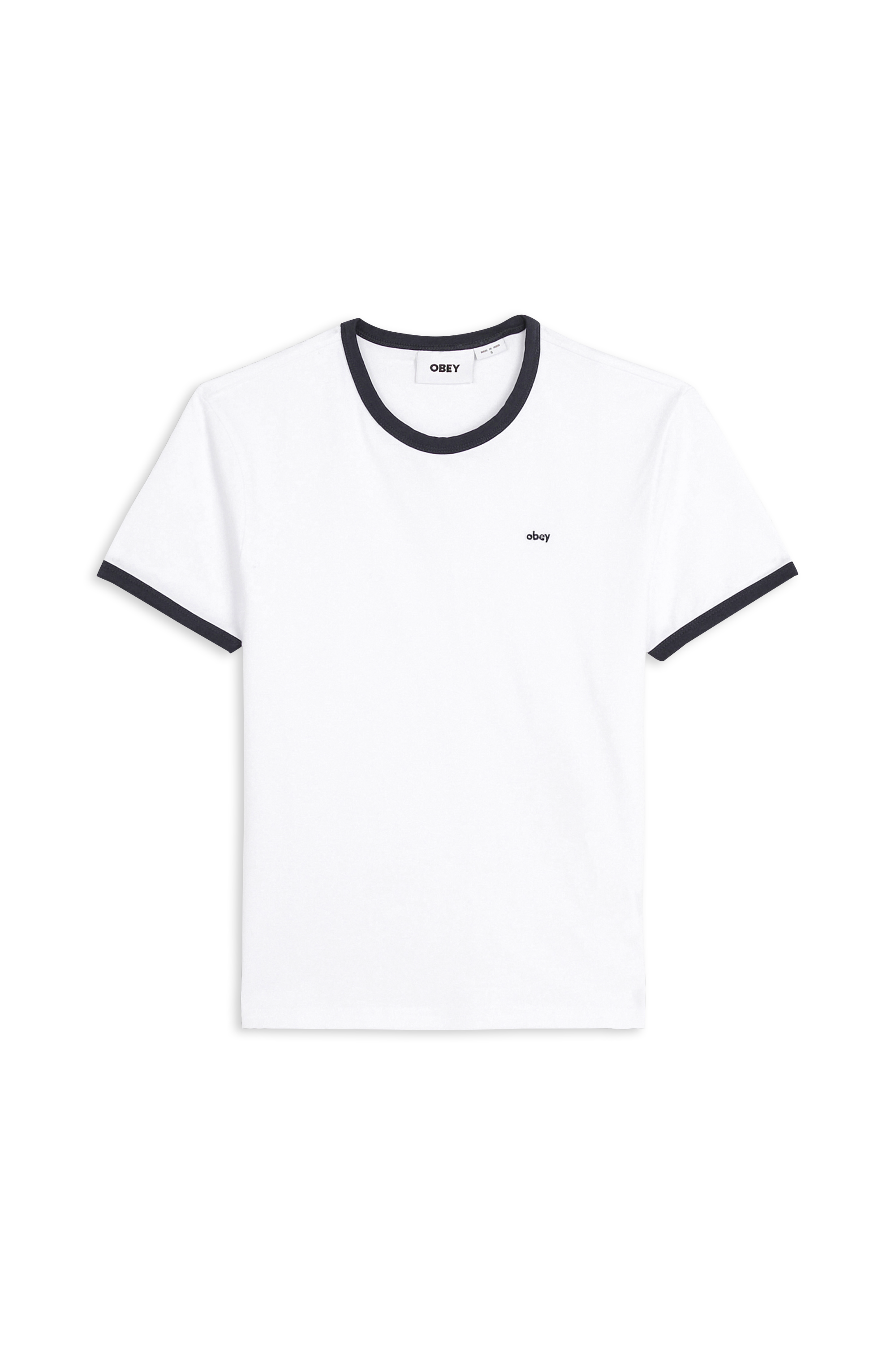 Regular-fit round-neck cotton T-shirt White